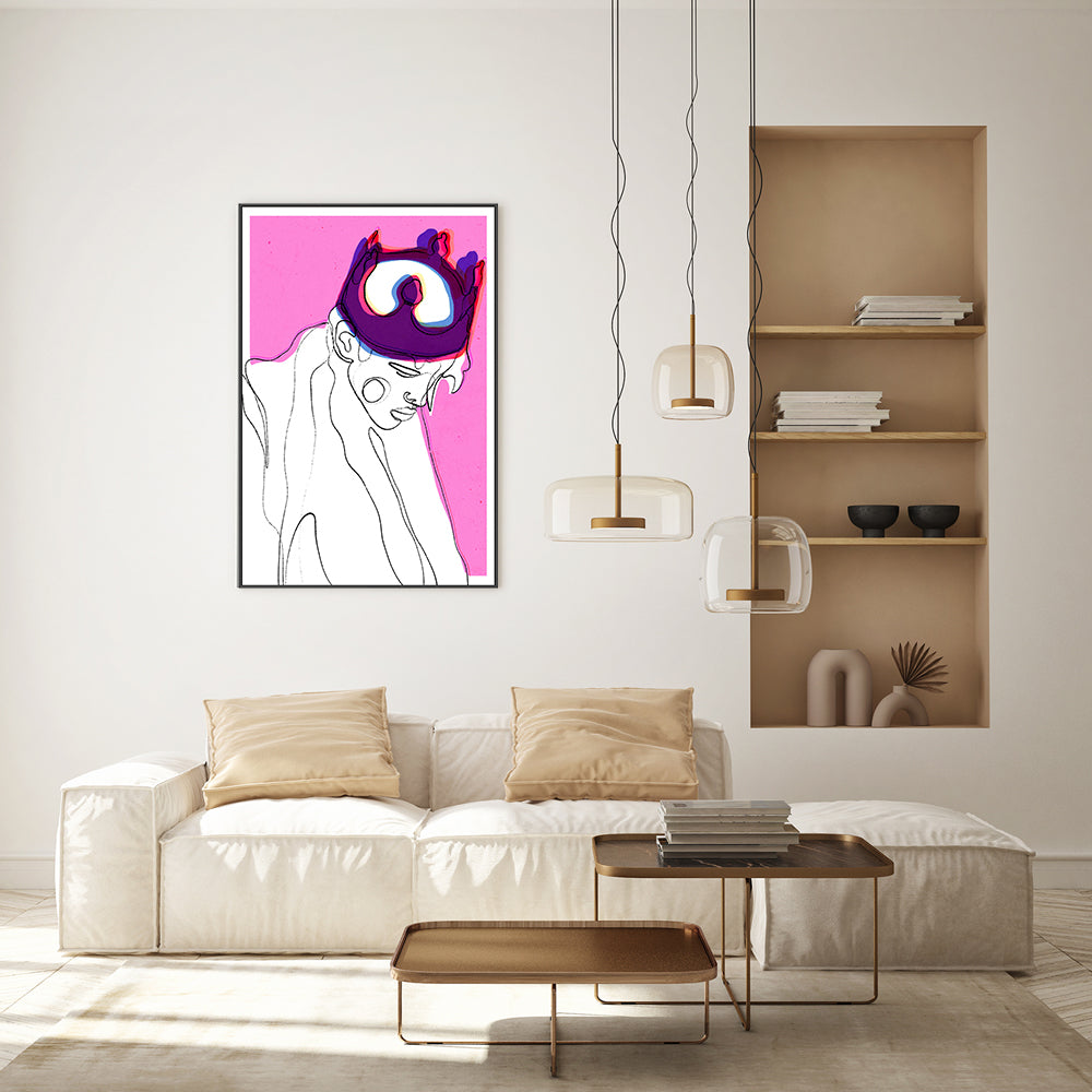 wall-art-print-canvas-poster-framed-The Fallen King , By Treechild-GIOIA-WALL-ART