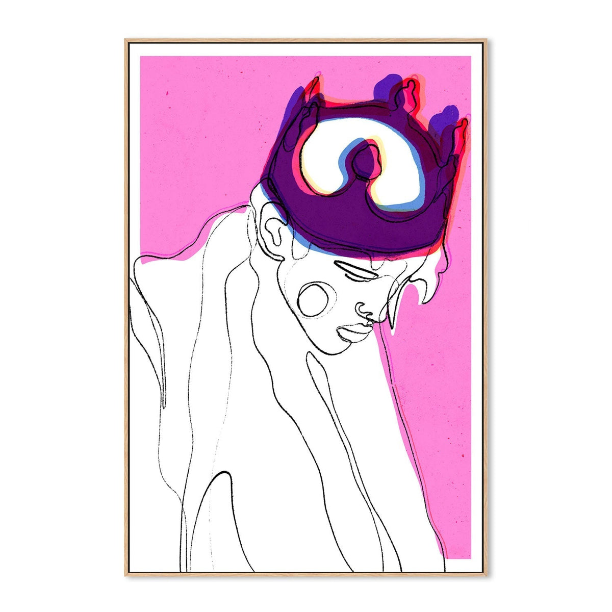 wall-art-print-canvas-poster-framed-The Fallen King , By Treechild-GIOIA-WALL-ART