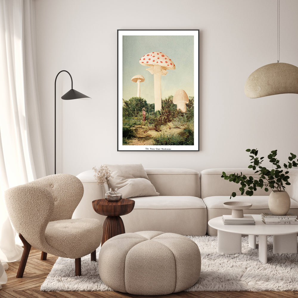 wall-art-print-canvas-poster-framed-The Finest Giant Mushrooms-GIOIA-WALL-ART