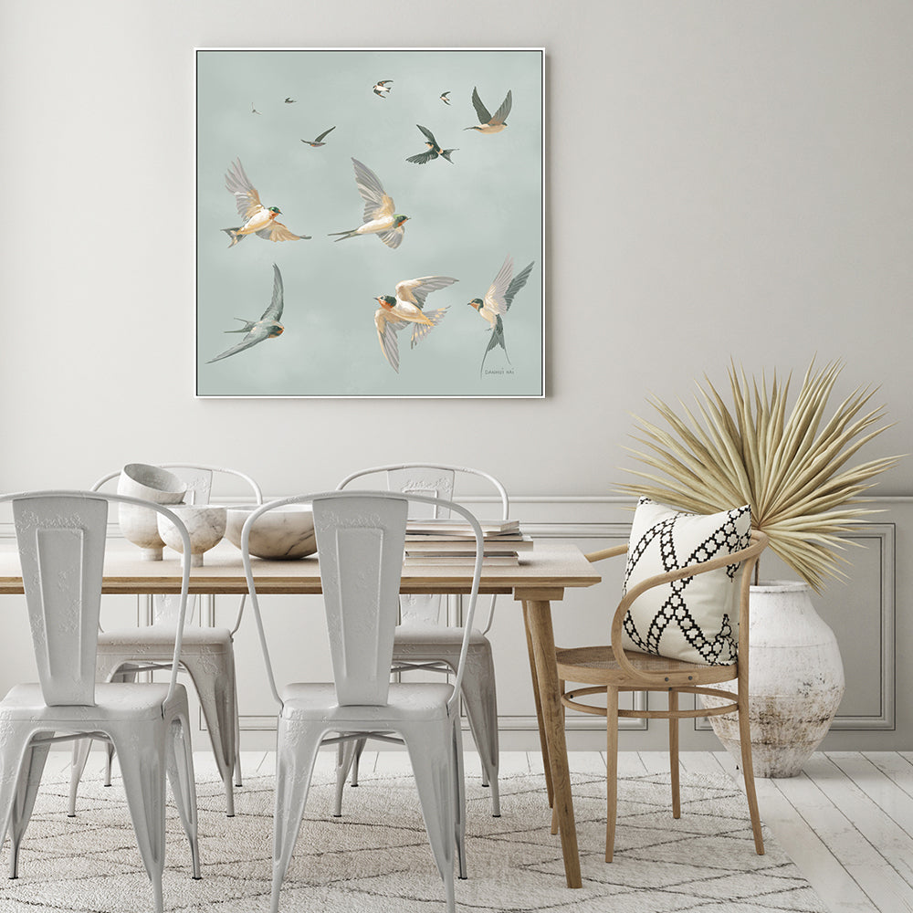 wall-art-print-canvas-poster-framed-The Flight , By Danhui Nai-GIOIA-WALL-ART