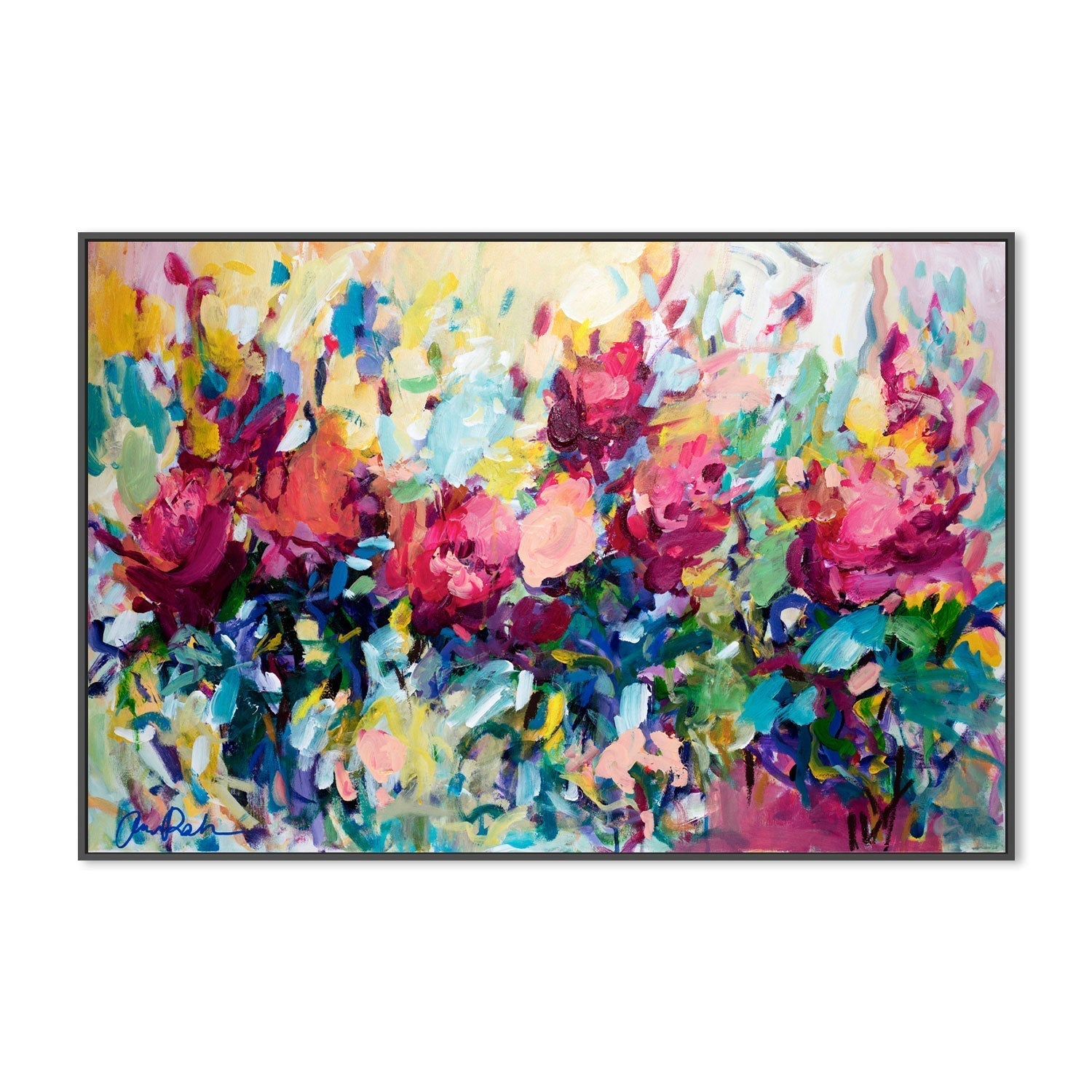 wall-art-print-canvas-poster-framed-The Garden at Naples , By Amira Rahim-GIOIA-WALL-ART