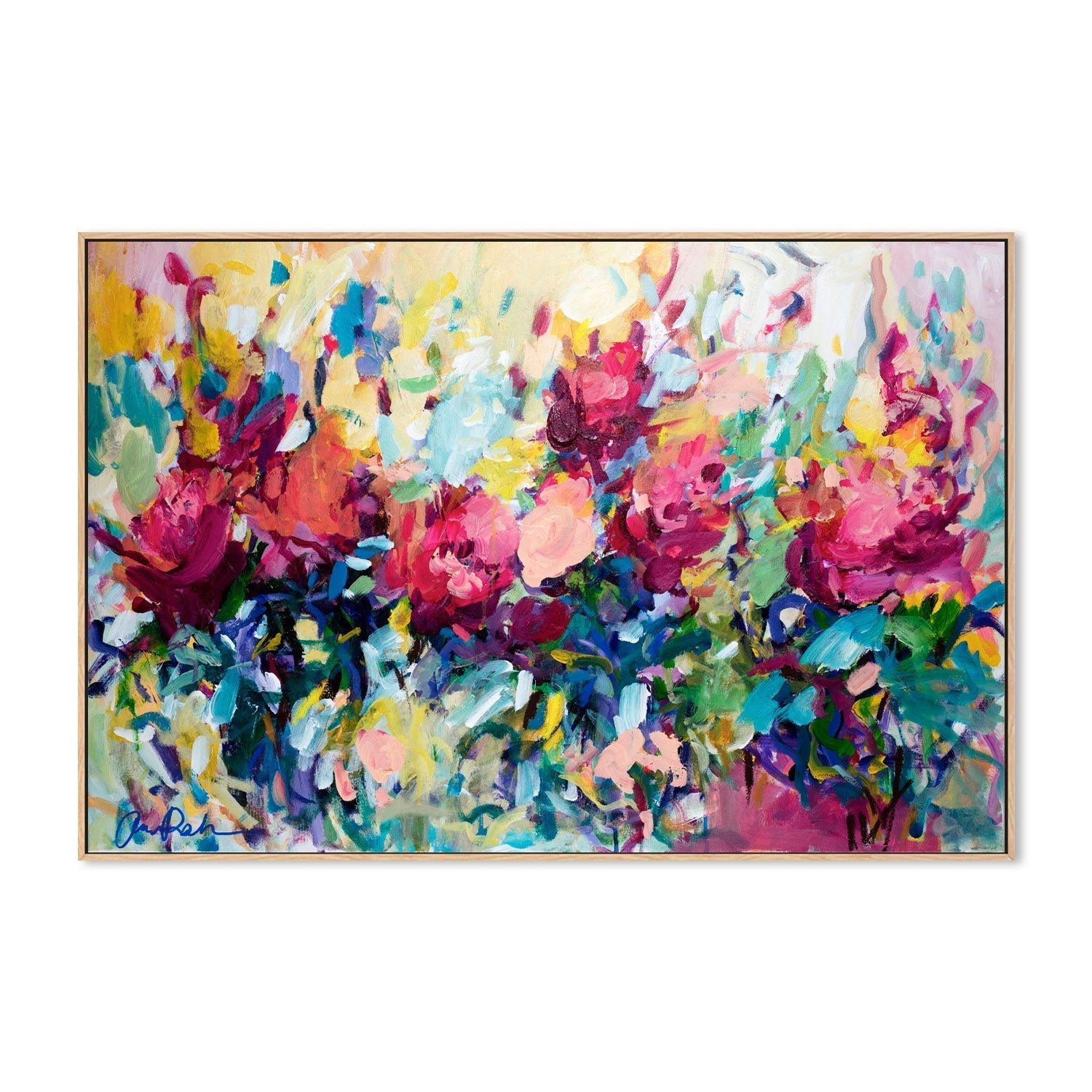 wall-art-print-canvas-poster-framed-The Garden at Naples , By Amira Rahim-GIOIA-WALL-ART