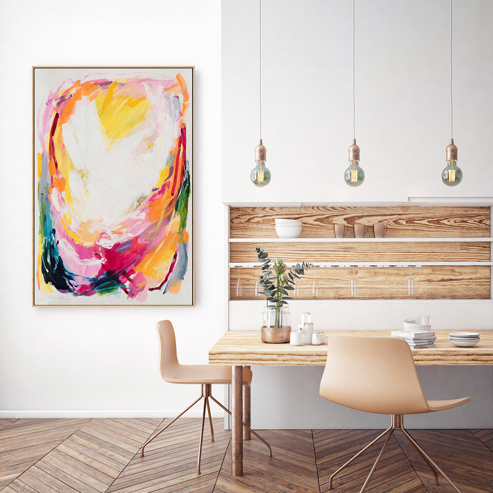 wall-art-print-canvas-poster-framed-The Heart Speaks in Whispers , By Amira Rahim-GIOIA-WALL-ART