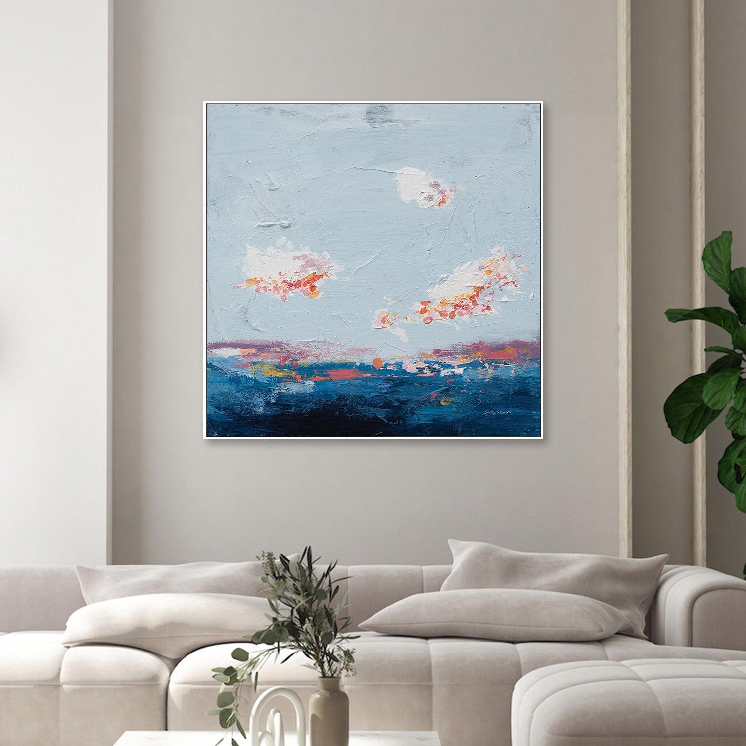 wall-art-print-canvas-poster-framed-The Horizon, Style B-2