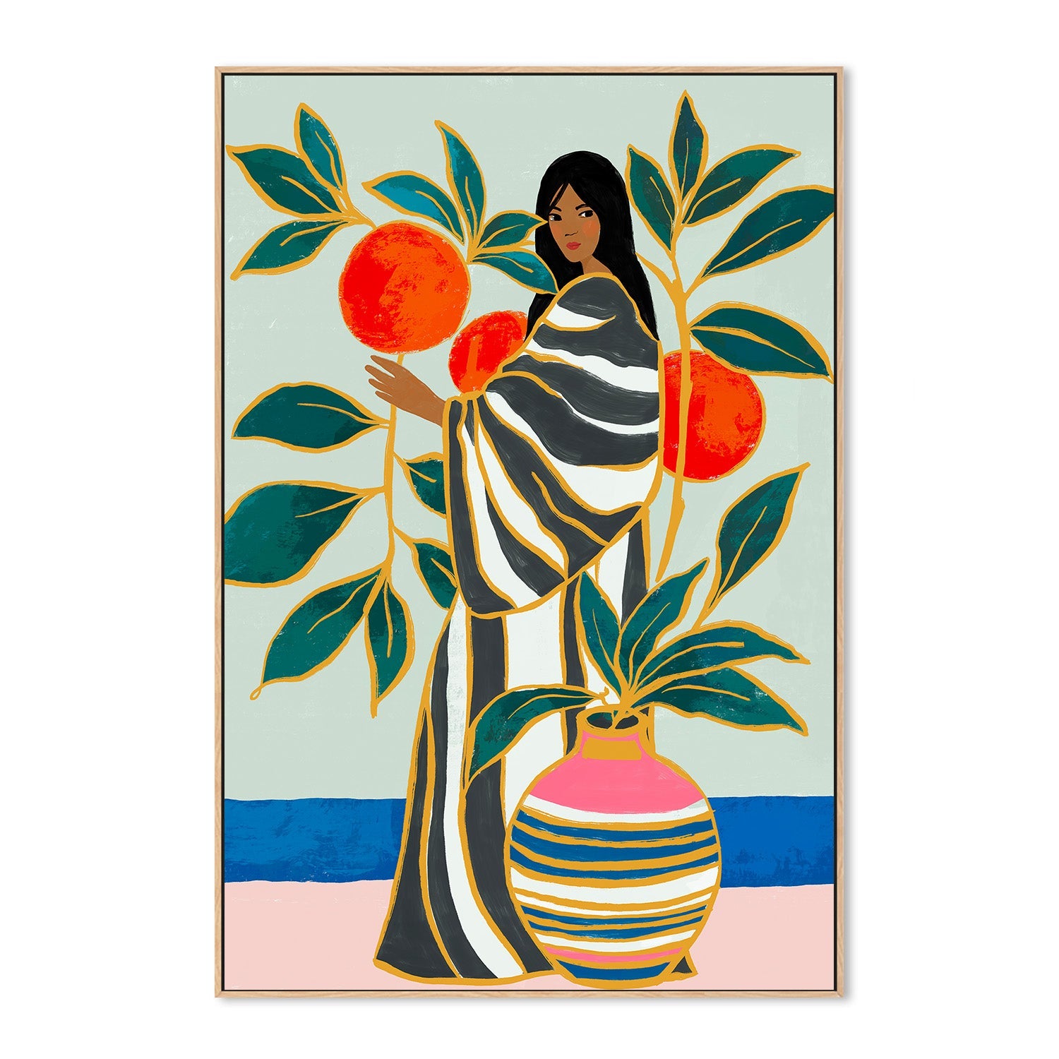 wall-art-print-canvas-poster-framed-The Keeper of the Oranges-4