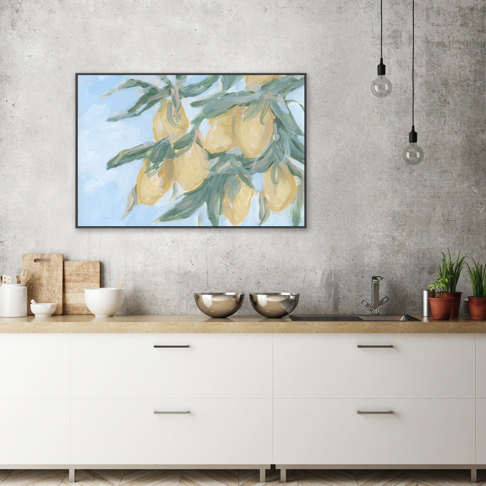 wall-art-print-canvas-poster-framed-The Lemons Blue , By Jetty Home , By Jetty Home-2