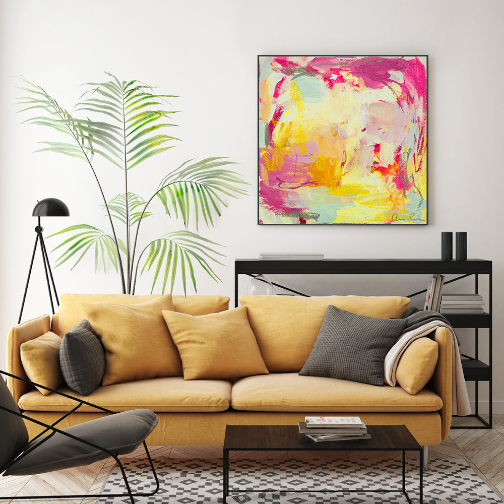 wall-art-print-canvas-poster-framed-The Love Club , By Amira Rahim-GIOIA-WALL-ART