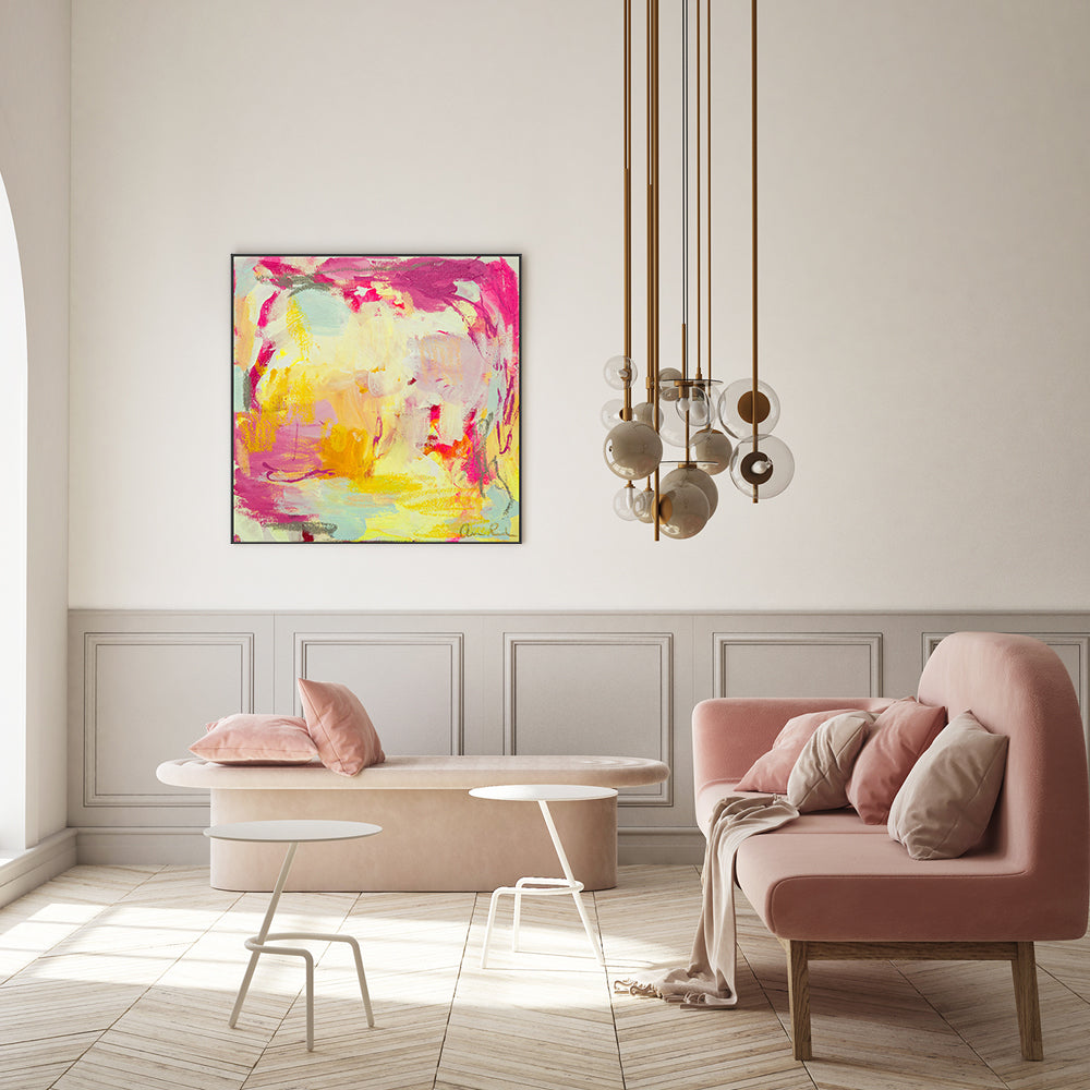 wall-art-print-canvas-poster-framed-The Love Club , By Amira Rahim-GIOIA-WALL-ART