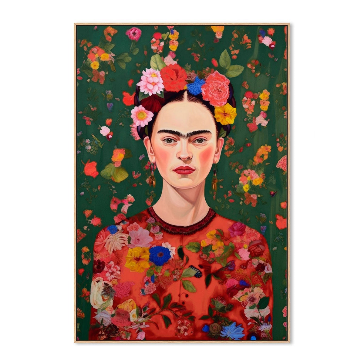 wall-art-print-canvas-poster-framed-The Love Of Flowers , By Treechild-GIOIA-WALL-ART