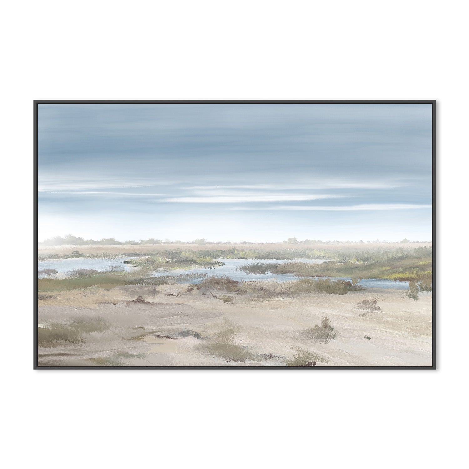 wall-art-print-canvas-poster-framed-The Misty Rising, Caprivi, Botswana , By Jenna Alheit-3