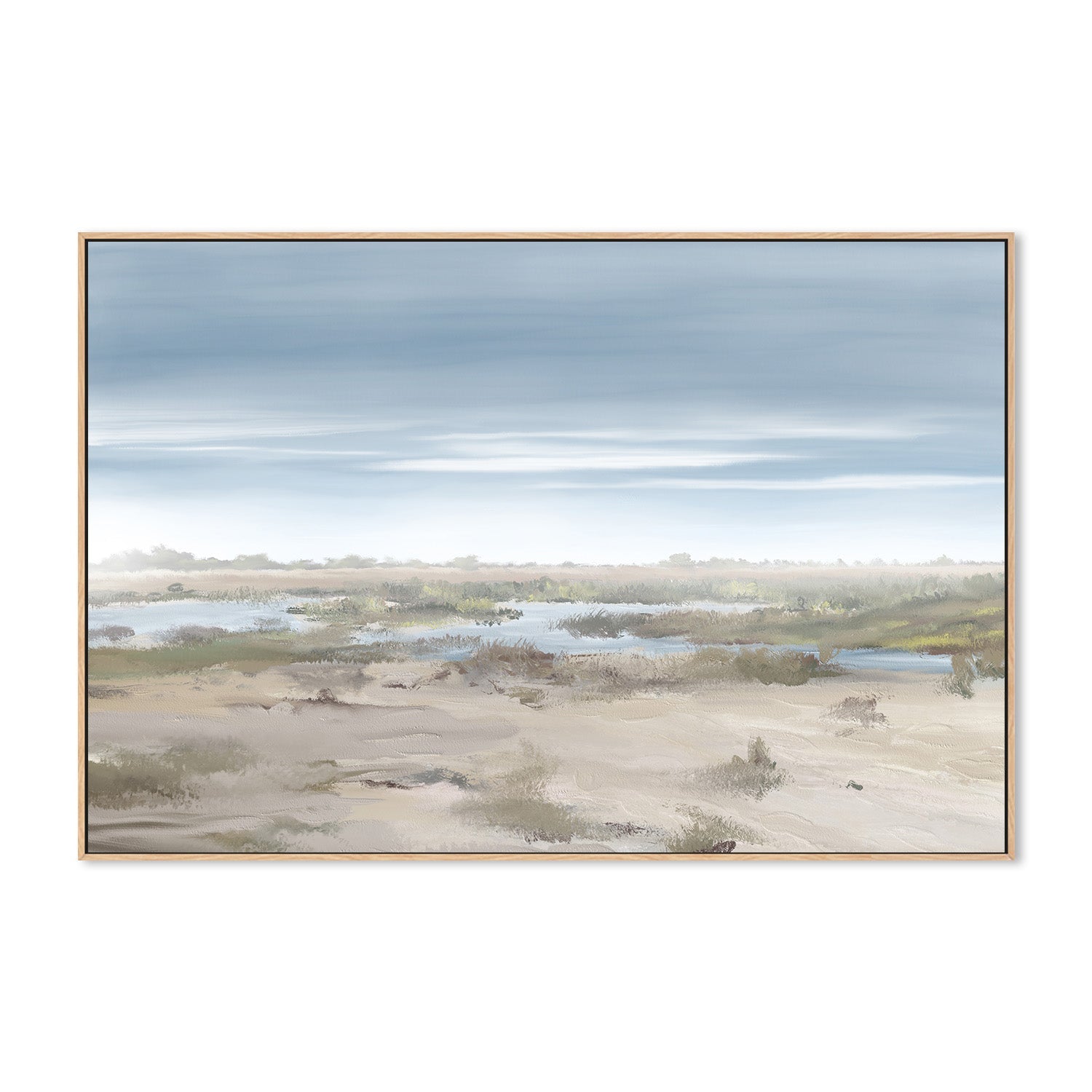 wall-art-print-canvas-poster-framed-The Misty Rising, Caprivi, Botswana , By Jenna Alheit-4