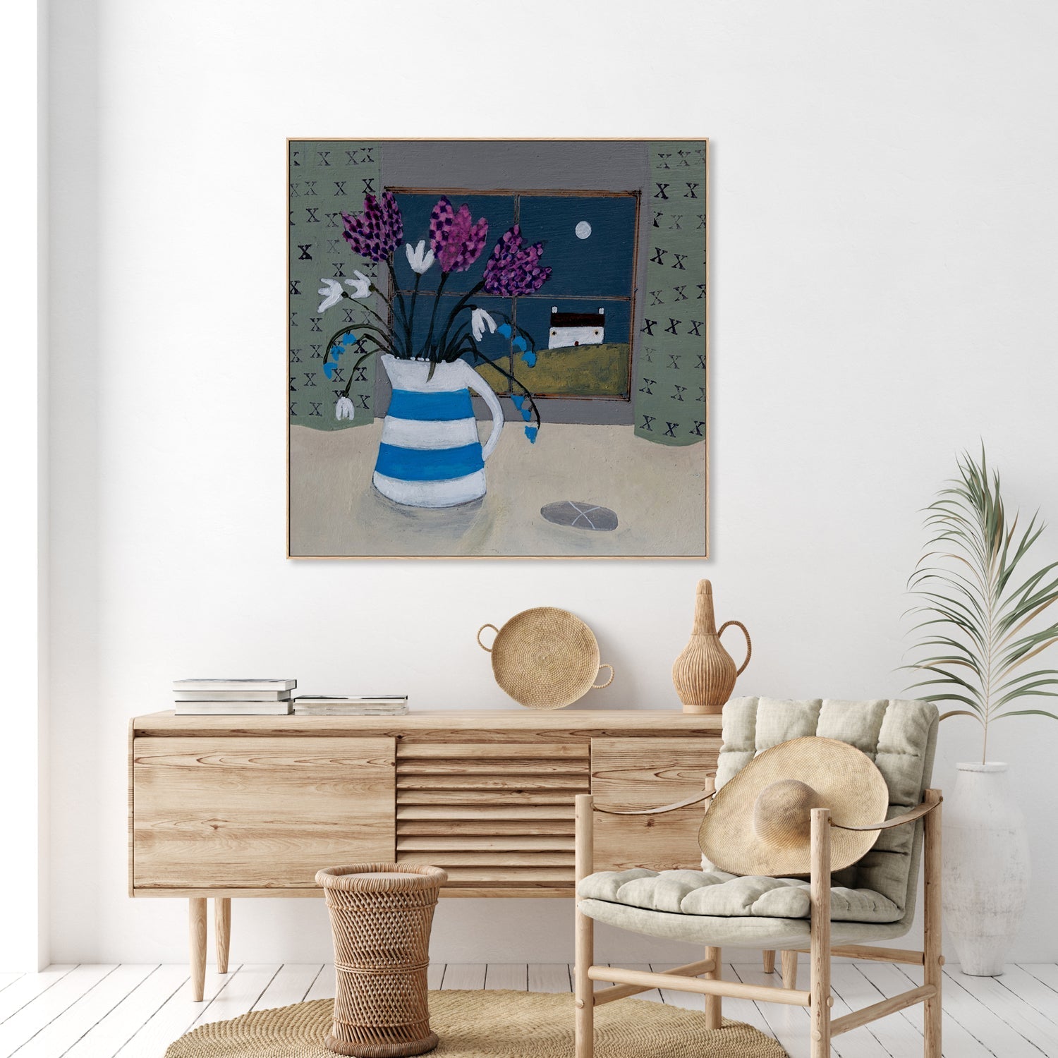wall-art-print-canvas-poster-framed-The Old Jug , By Louise O'hara-7