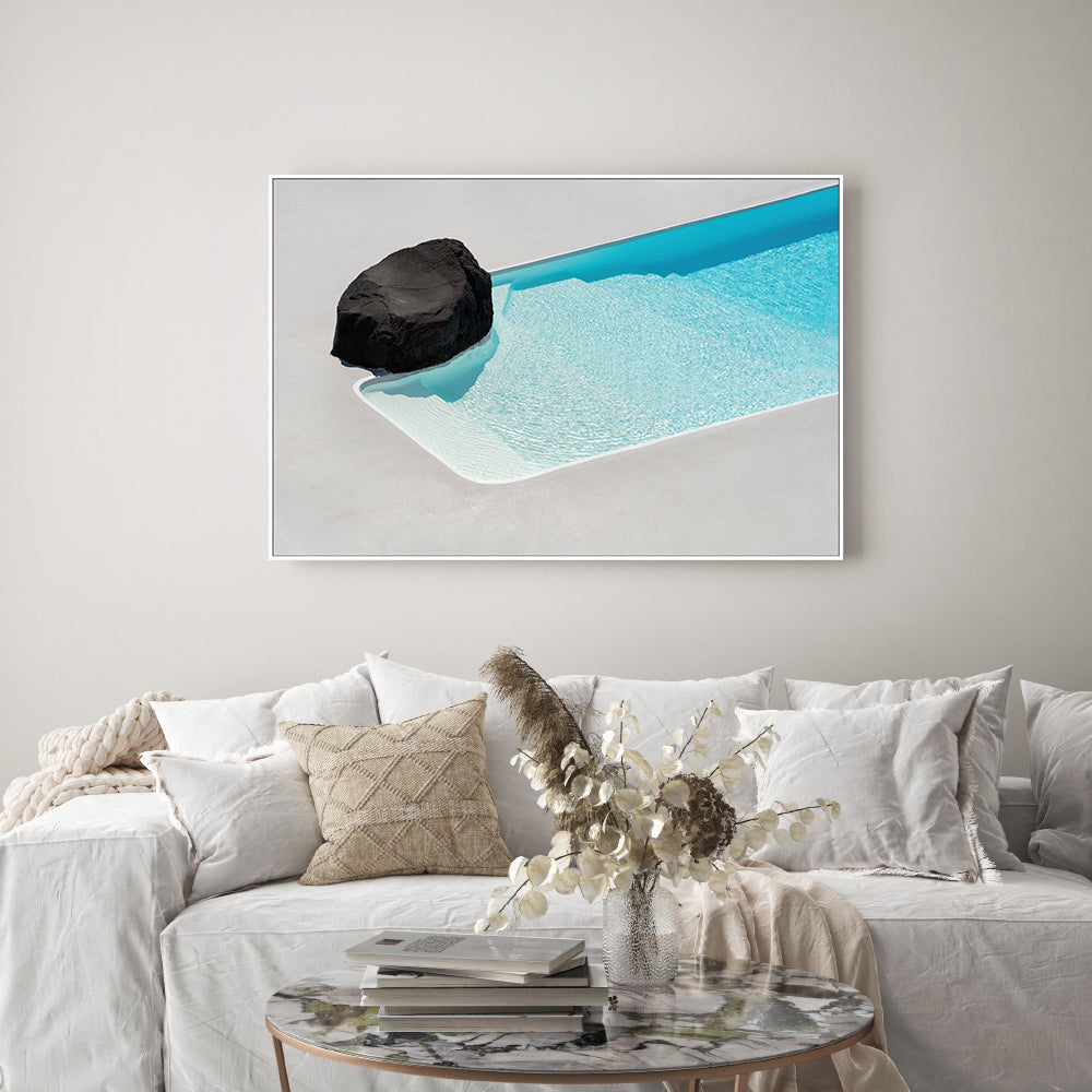 wall-art-print-canvas-poster-framed-The Pool, By Minorstep-GIOIA-WALL-ART