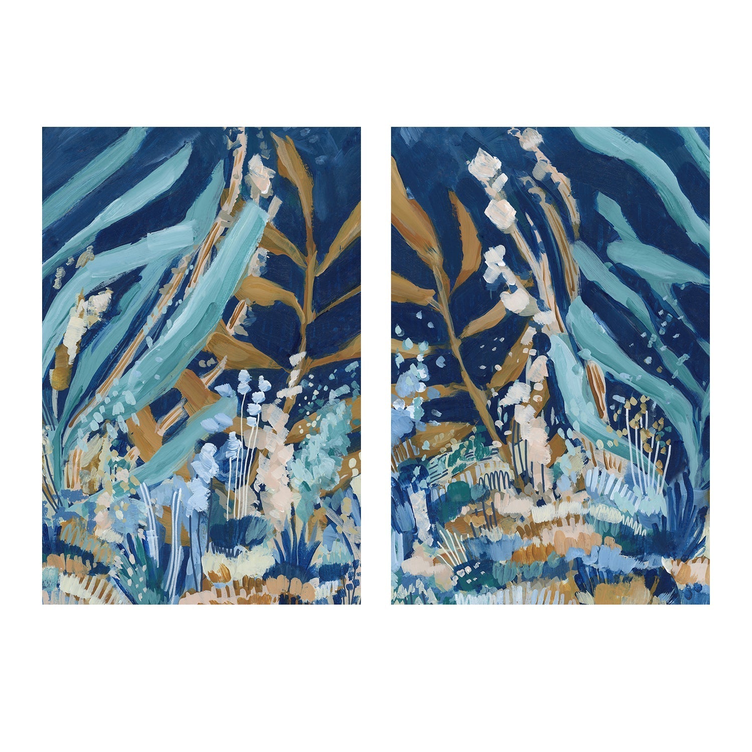 wall-art-print-canvas-poster-framed-The Seas Abyss , Style A & B , Set Of 2, By Jetty Home , By Jetty Home-1