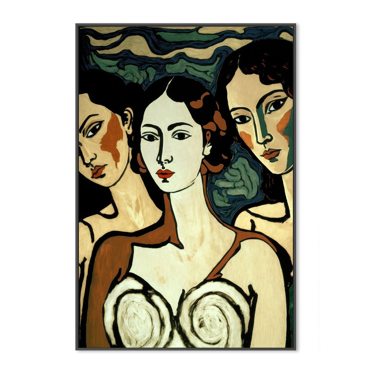 wall-art-print-canvas-poster-framed-The Soul Sisters , By Treechild-GIOIA-WALL-ART