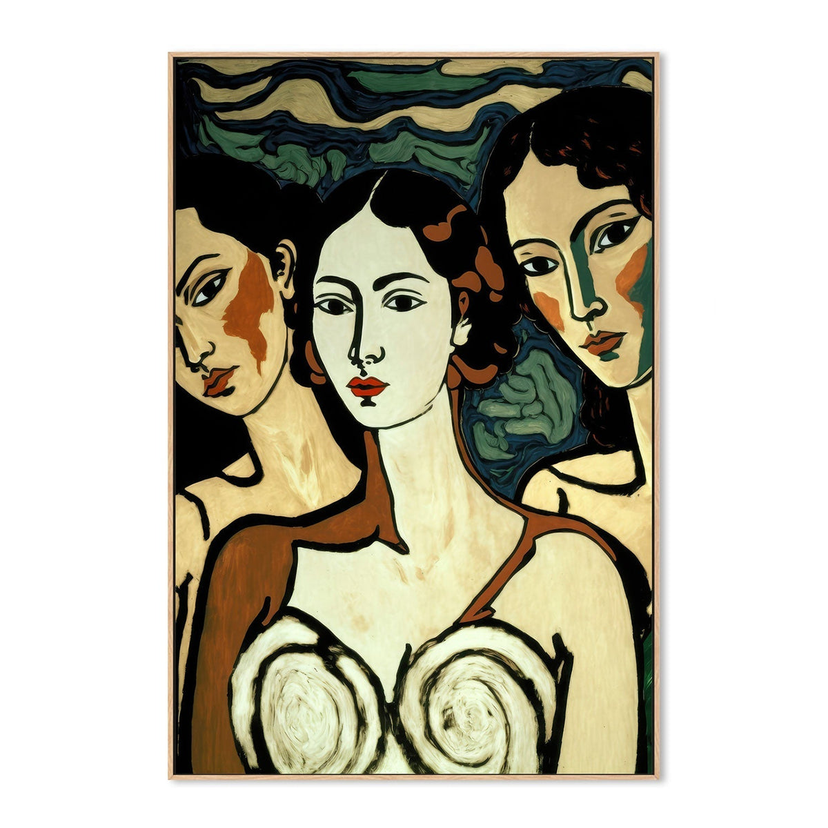 wall-art-print-canvas-poster-framed-The Soul Sisters , By Treechild-GIOIA-WALL-ART