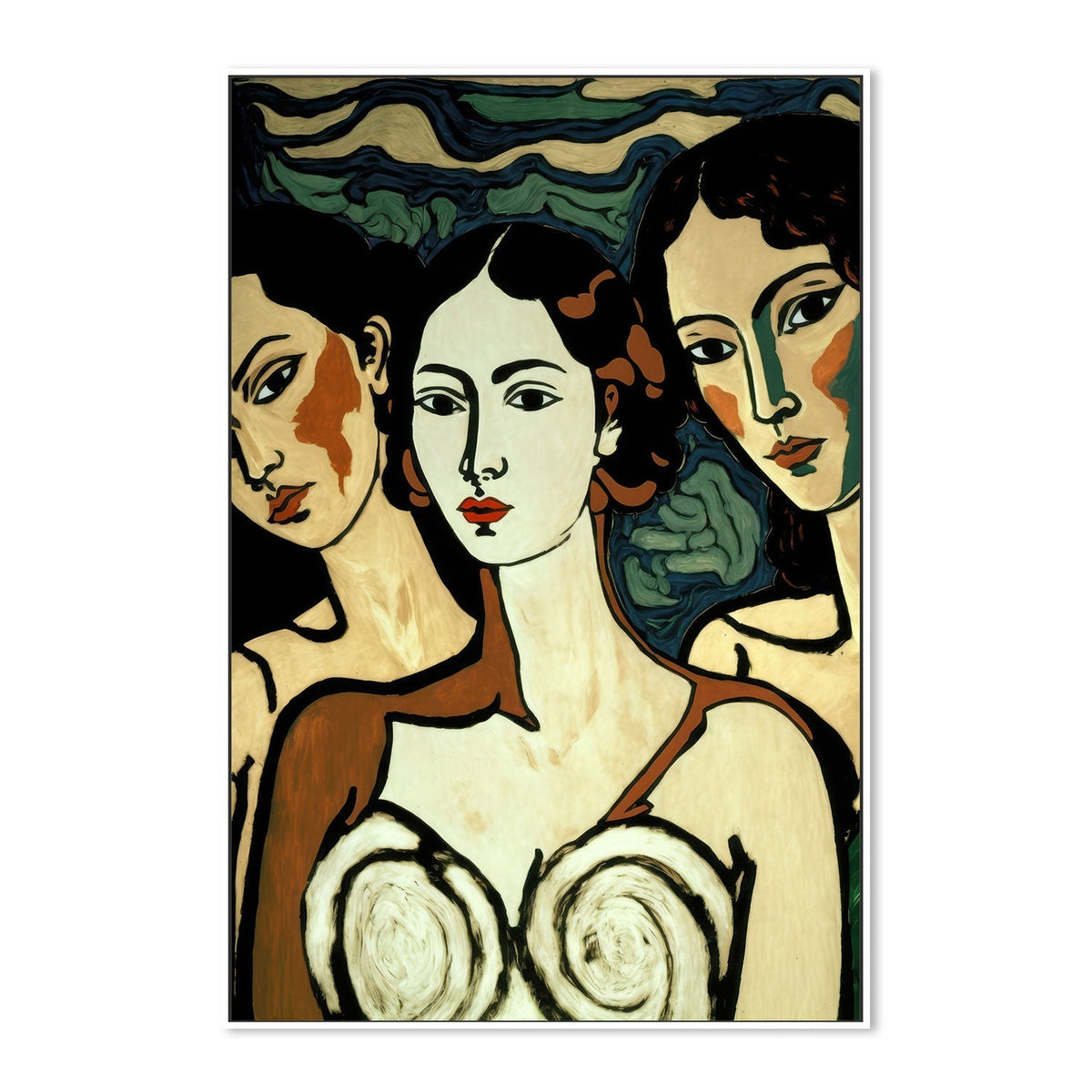 wall-art-print-canvas-poster-framed-The Soul Sisters , By Treechild-GIOIA-WALL-ART