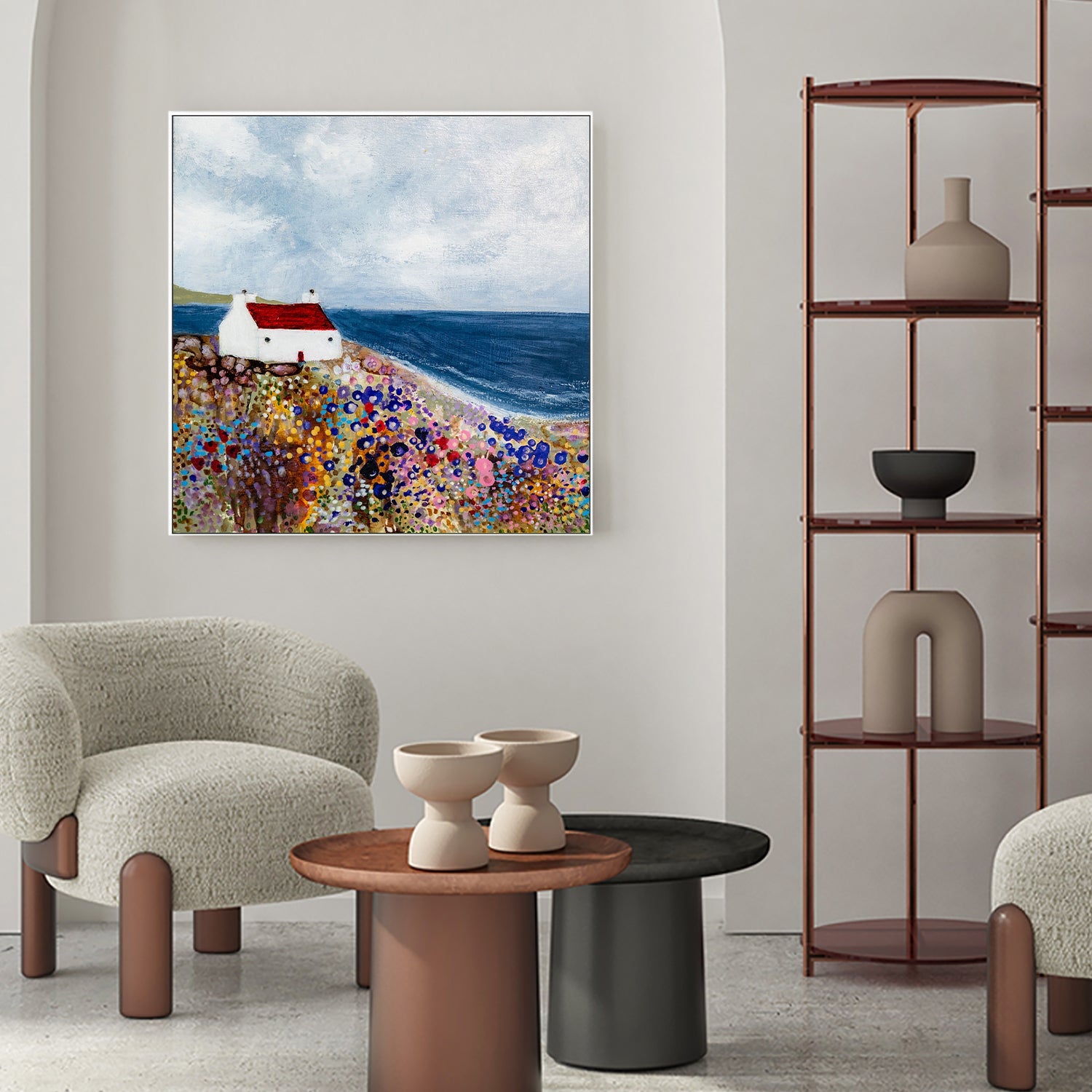 wall-art-print-canvas-poster-framed-The sound of the sea, Style A , By Louise O'Hara-2