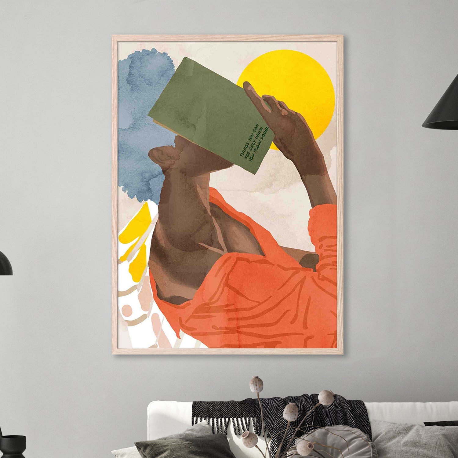 wall-art-print-canvas-poster-framed-The Things You Can See Only When You Slow Down-2