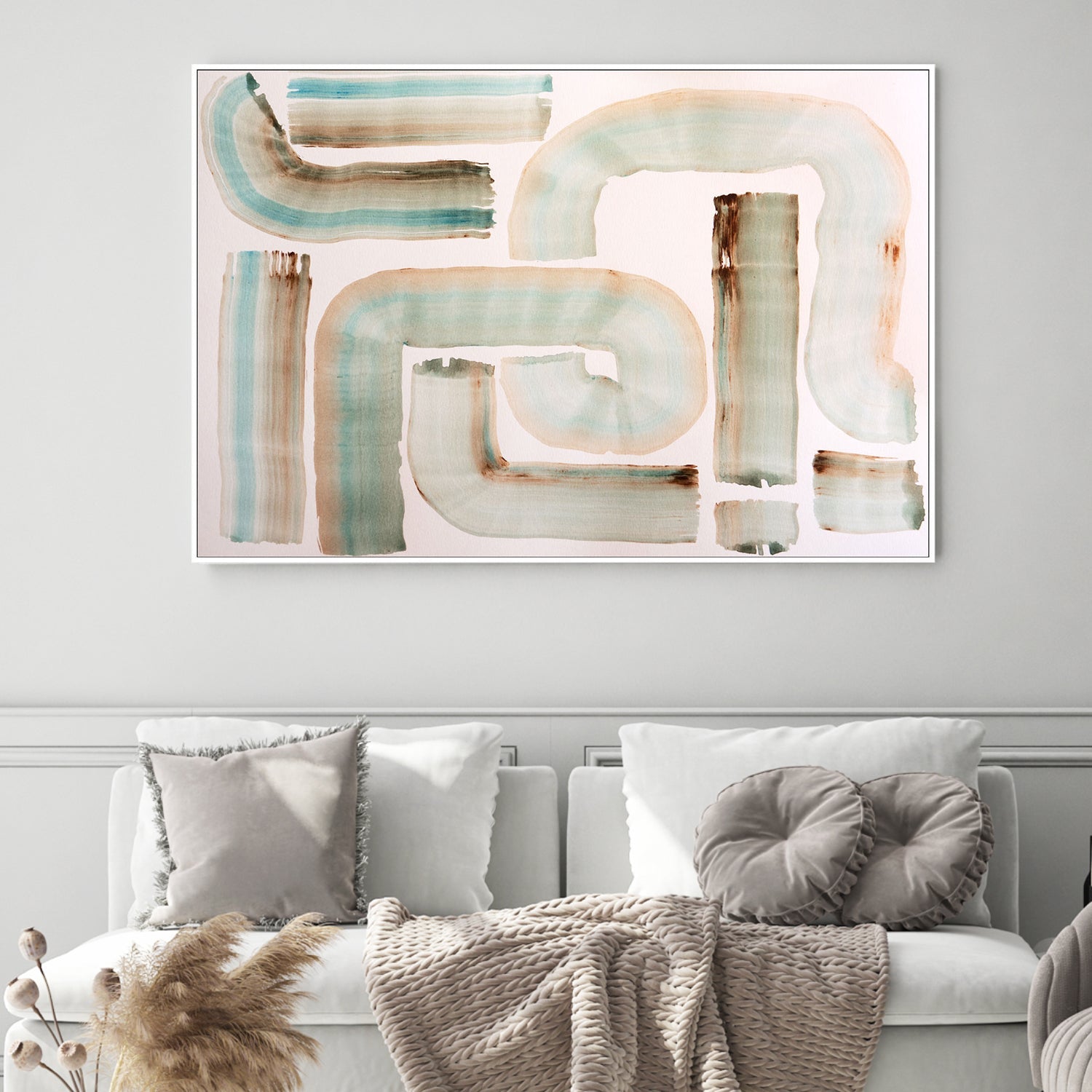 wall-art-print-canvas-poster-framed-Thought Lines , By Hope Bainbridge-7