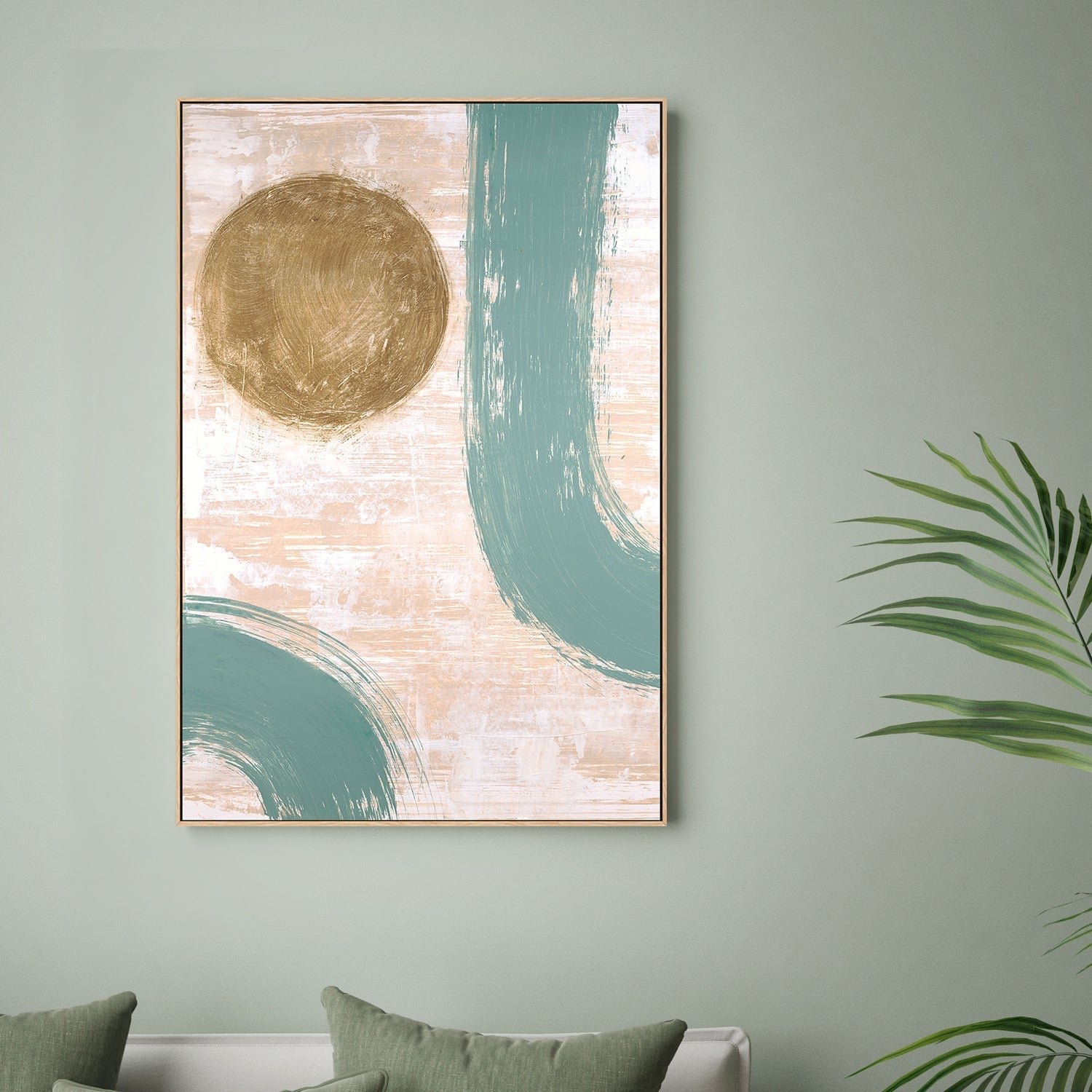 wall-art-print-canvas-poster-framed-Threads and Circle, Style A , By Filippoloco-2