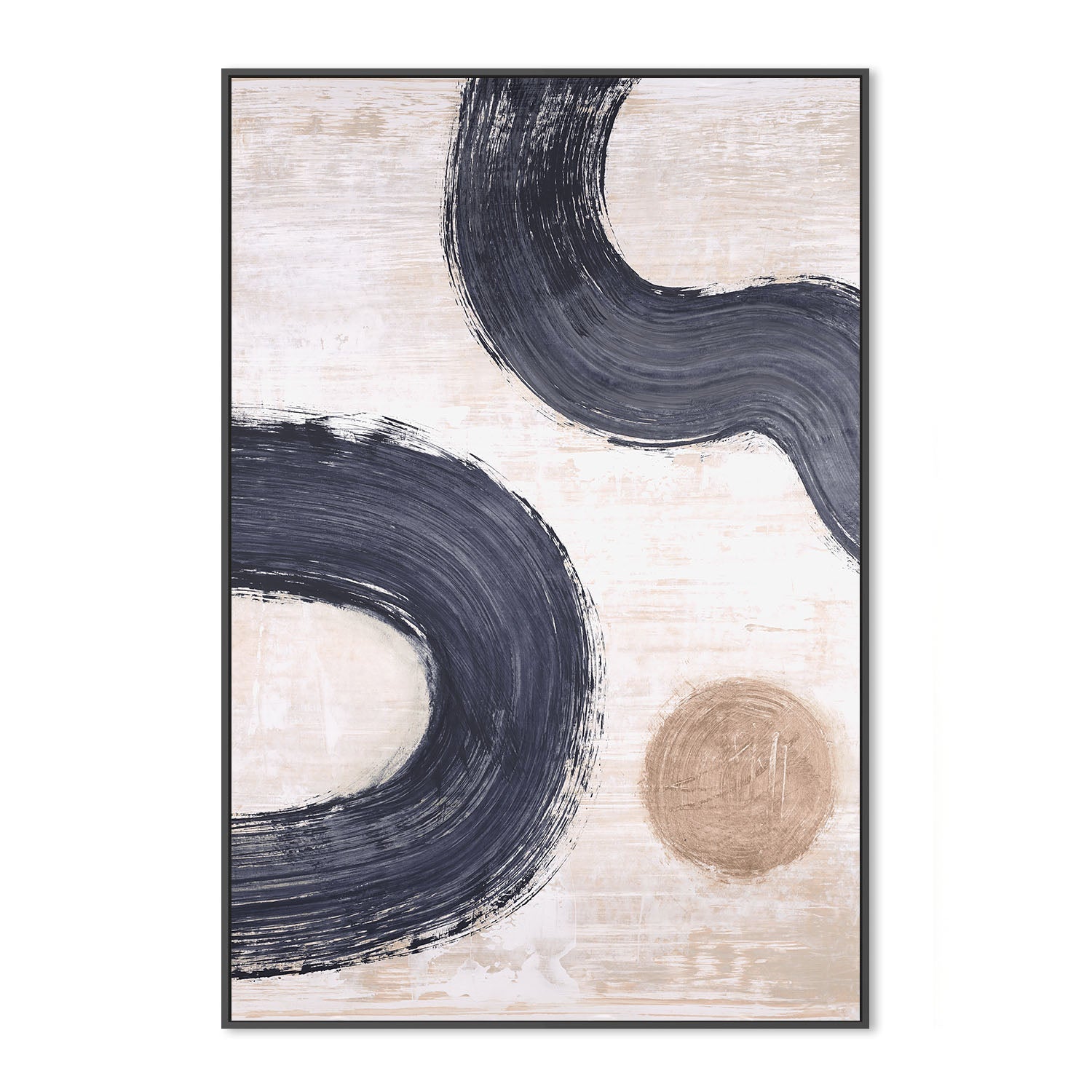 wall-art-print-canvas-poster-framed-Threads and Circle, Style B , By Filippoloco-3