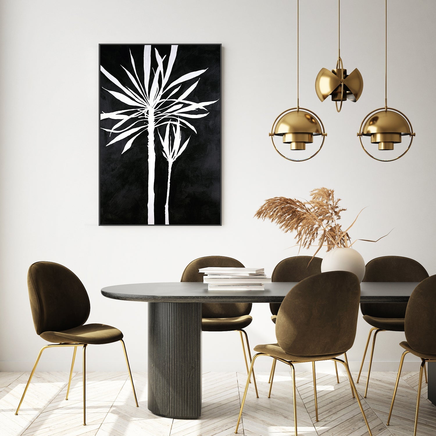 wall-art-print-canvas-poster-framed-Threads and Circle, Style B , By Filippoloco-7