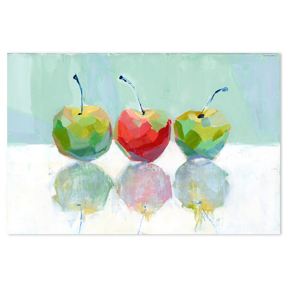 wall-art-print-canvas-poster-framed-Three Apples-by-Jenny Westenhofer Art-Gioia Wall Art