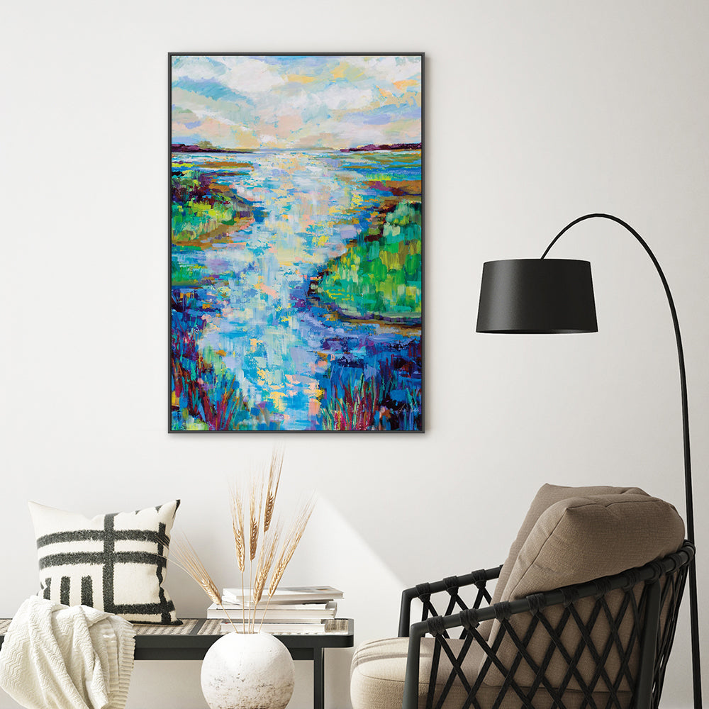 wall-art-print-canvas-poster-framed-Thriving Marsh-by-Jeanette Vertentes-Gioia Wall Art