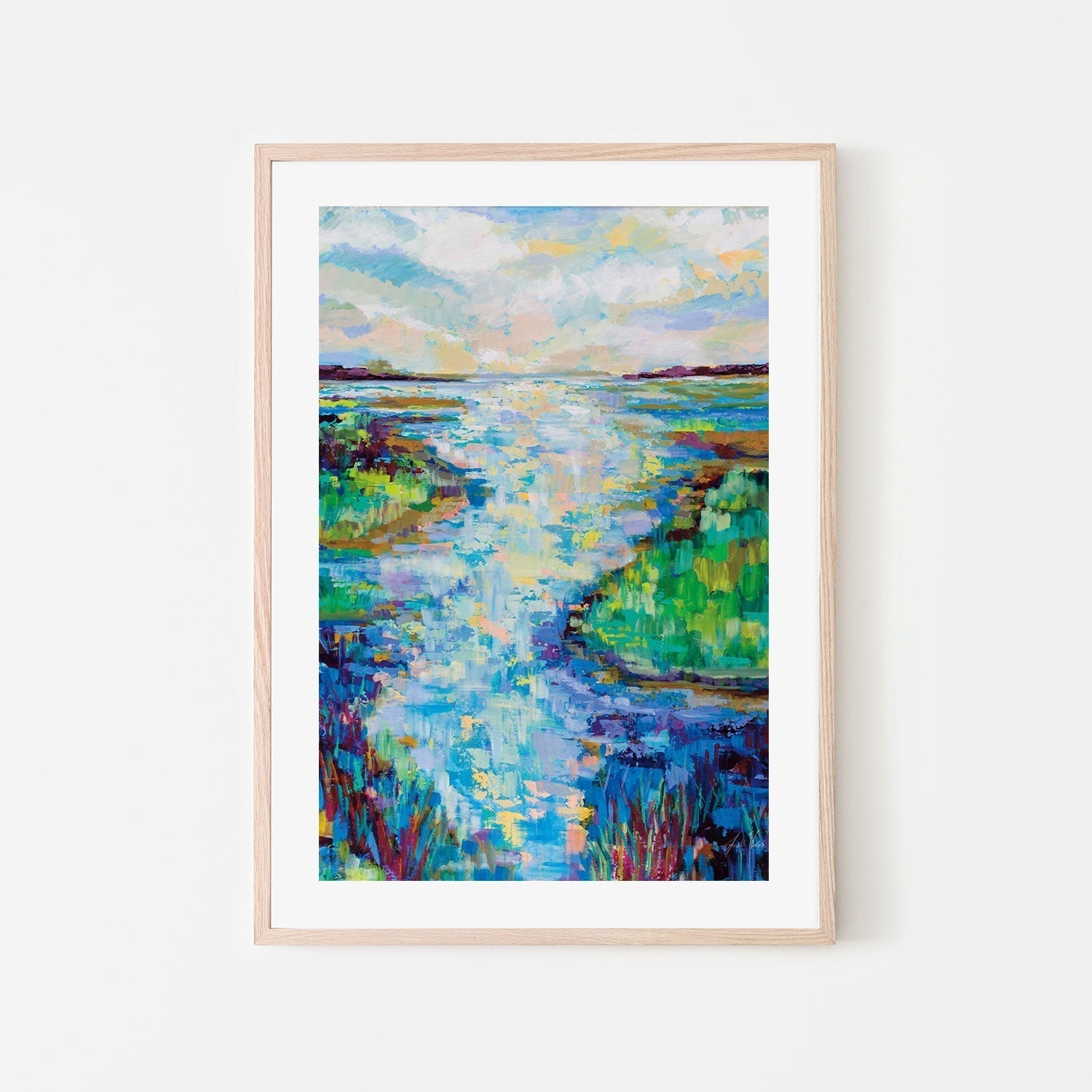 wall-art-print-canvas-poster-framed-Thriving Marsh-by-Jeanette Vertentes-Gioia Wall Art