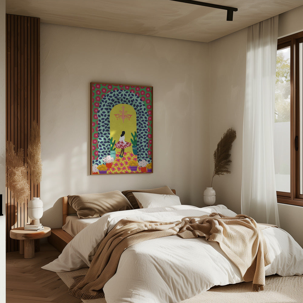 wall-art-print-canvas-poster-framed-Through The Archway , By Rafaela Mascaro-5