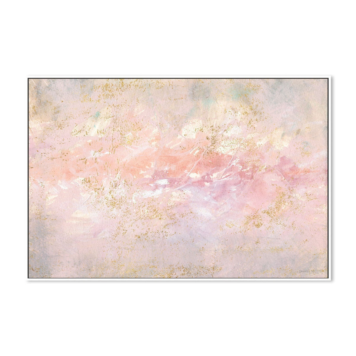 wall-art-print-canvas-poster-framed-Through The Pink Fog, Style B , By Danhui Nai-GIOIA-WALL-ART