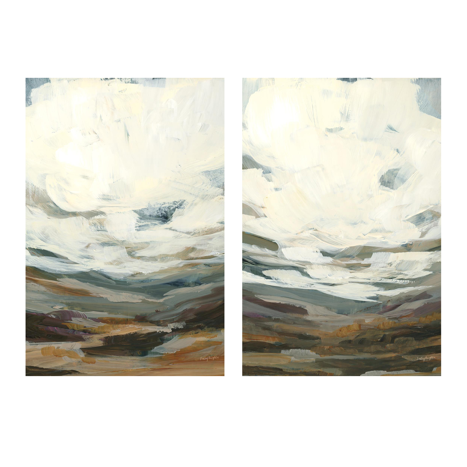 wall-art-print-canvas-poster-framed-Timber Thicket, Style A & B, Set Of 2-1
