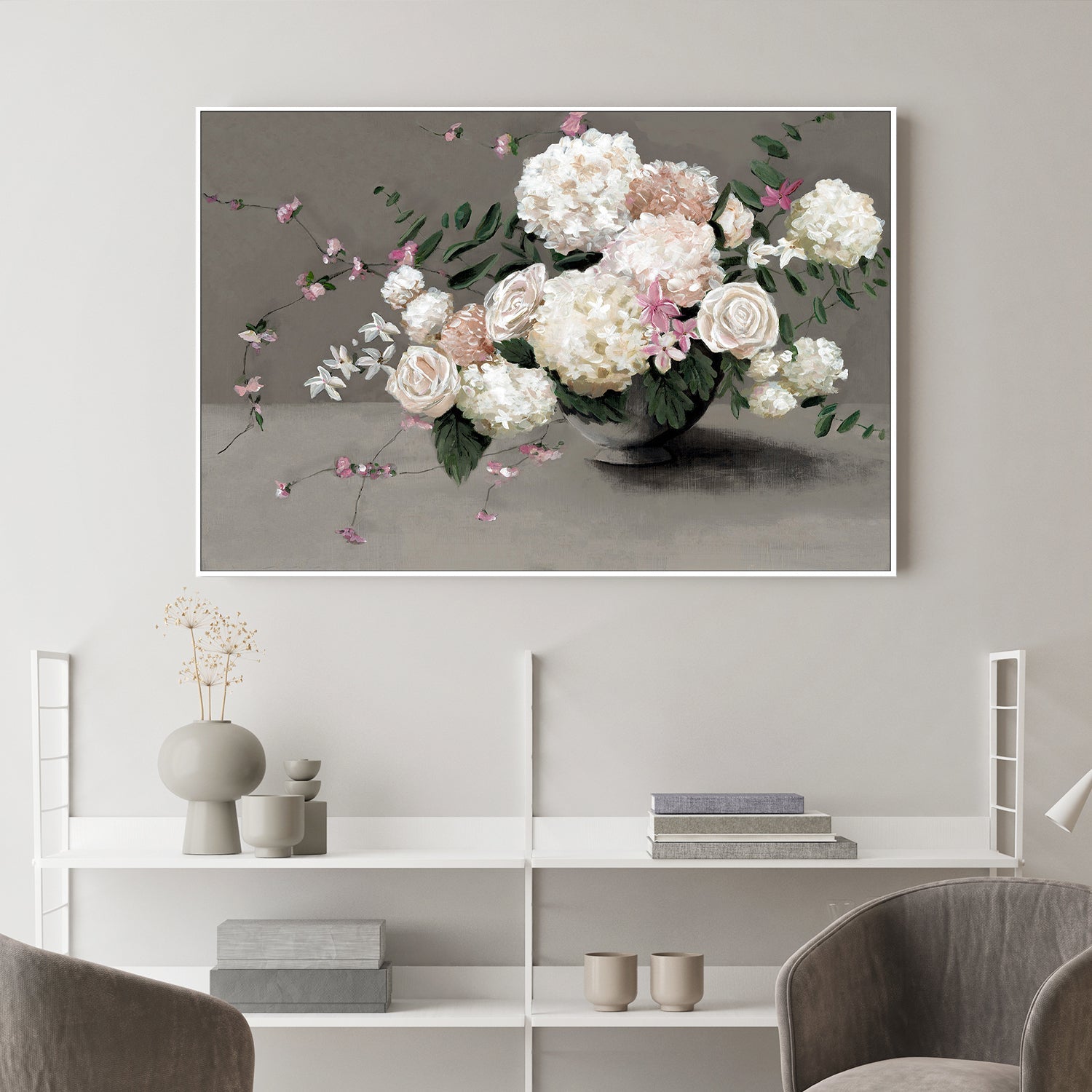wall-art-print-canvas-poster-framed-Timeless Blooms-2