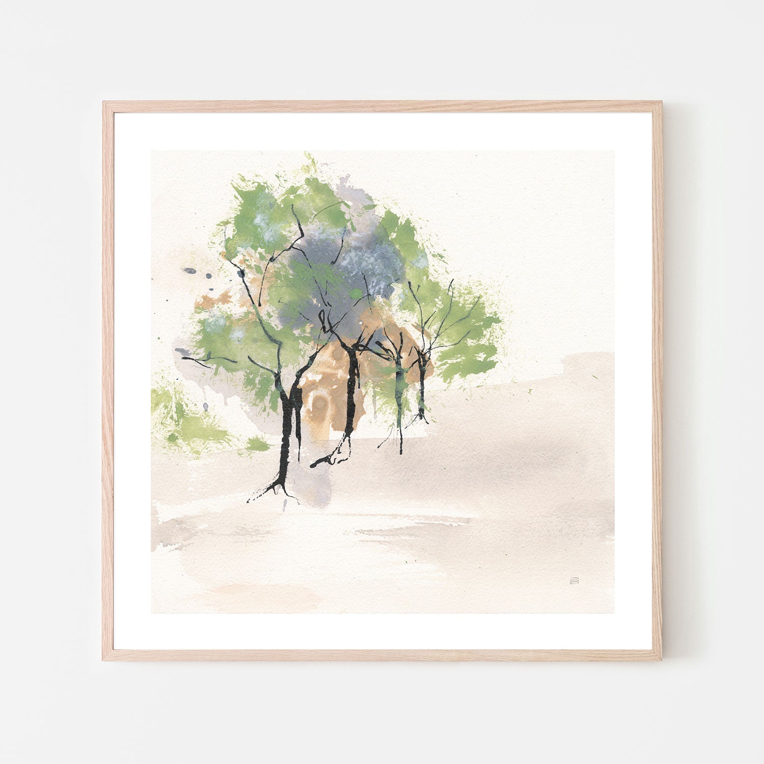 wall-art-print-canvas-poster-framed-Tinted Treescape, Style A , By Chris Paschke-6