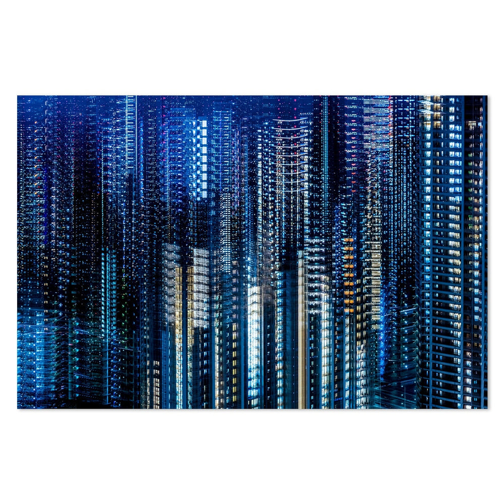 wall-art-print-canvas-poster-framed-Tokyo Layers, By Sasaki Makoto-by-Plus X Studio-Gioia Wall Art