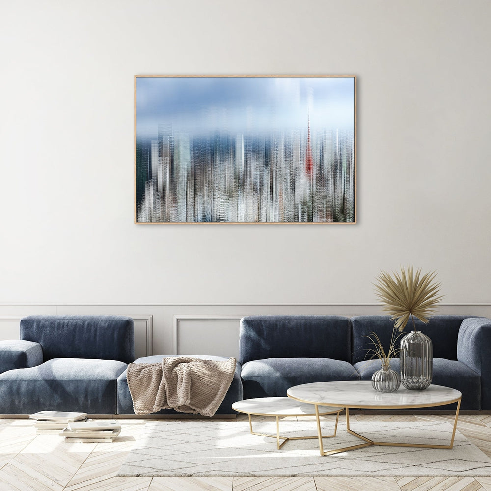wall-art-print-canvas-poster-framed-Tokyo Layers, By Sasaki Makoto-by-Plus X Studio-Gioia Wall Art