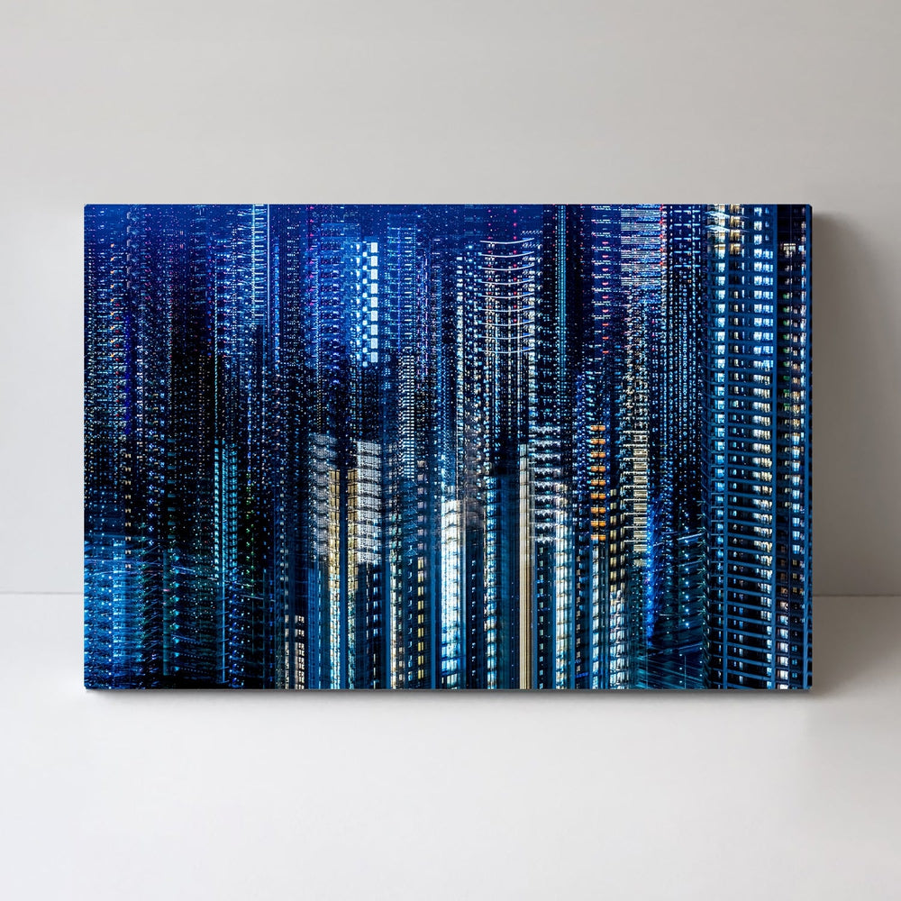 wall-art-print-canvas-poster-framed-Tokyo Layers, By Sasaki Makoto-by-Plus X Studio-Gioia Wall Art