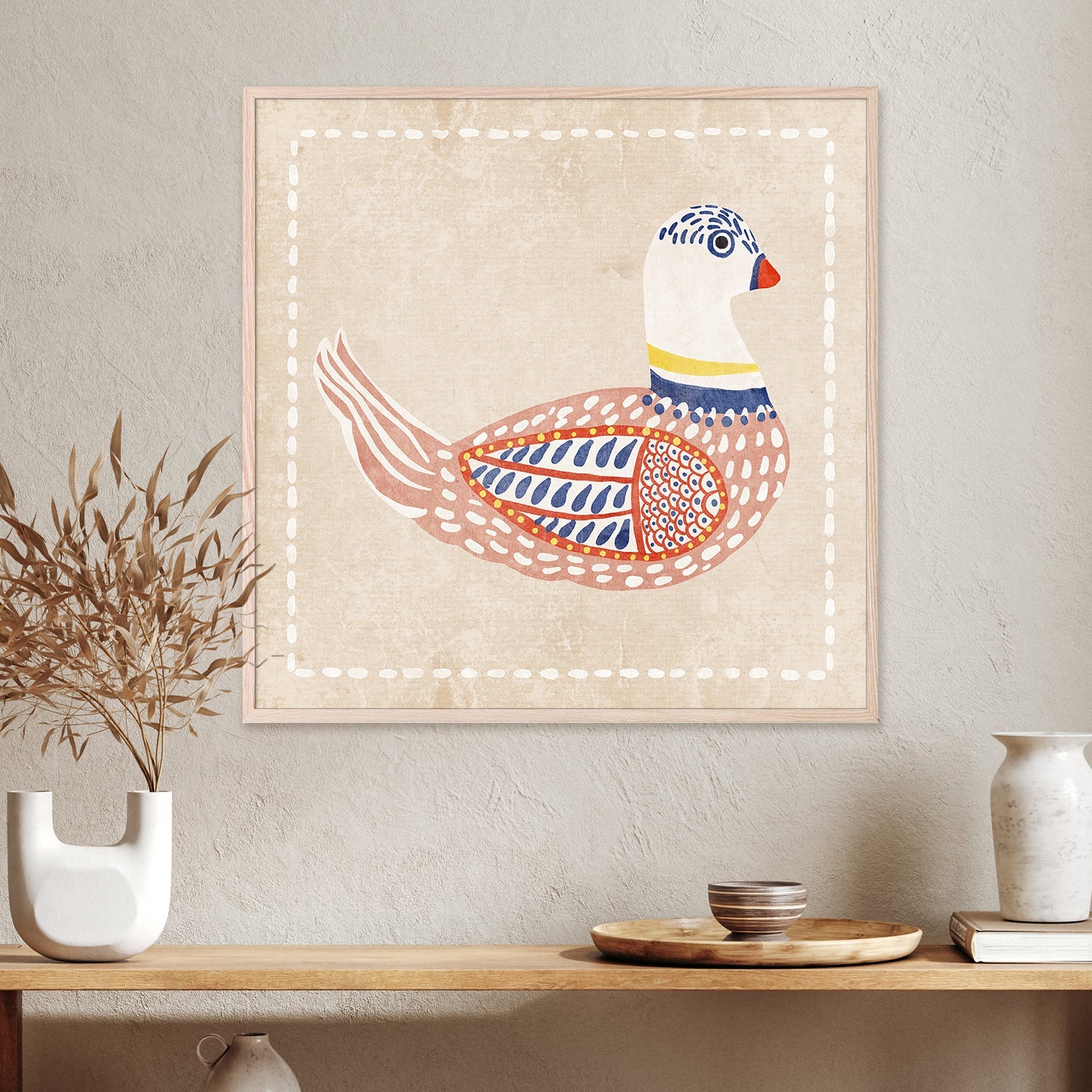 wall-art-print-canvas-poster-framed-Tonala Bird, Style A-7