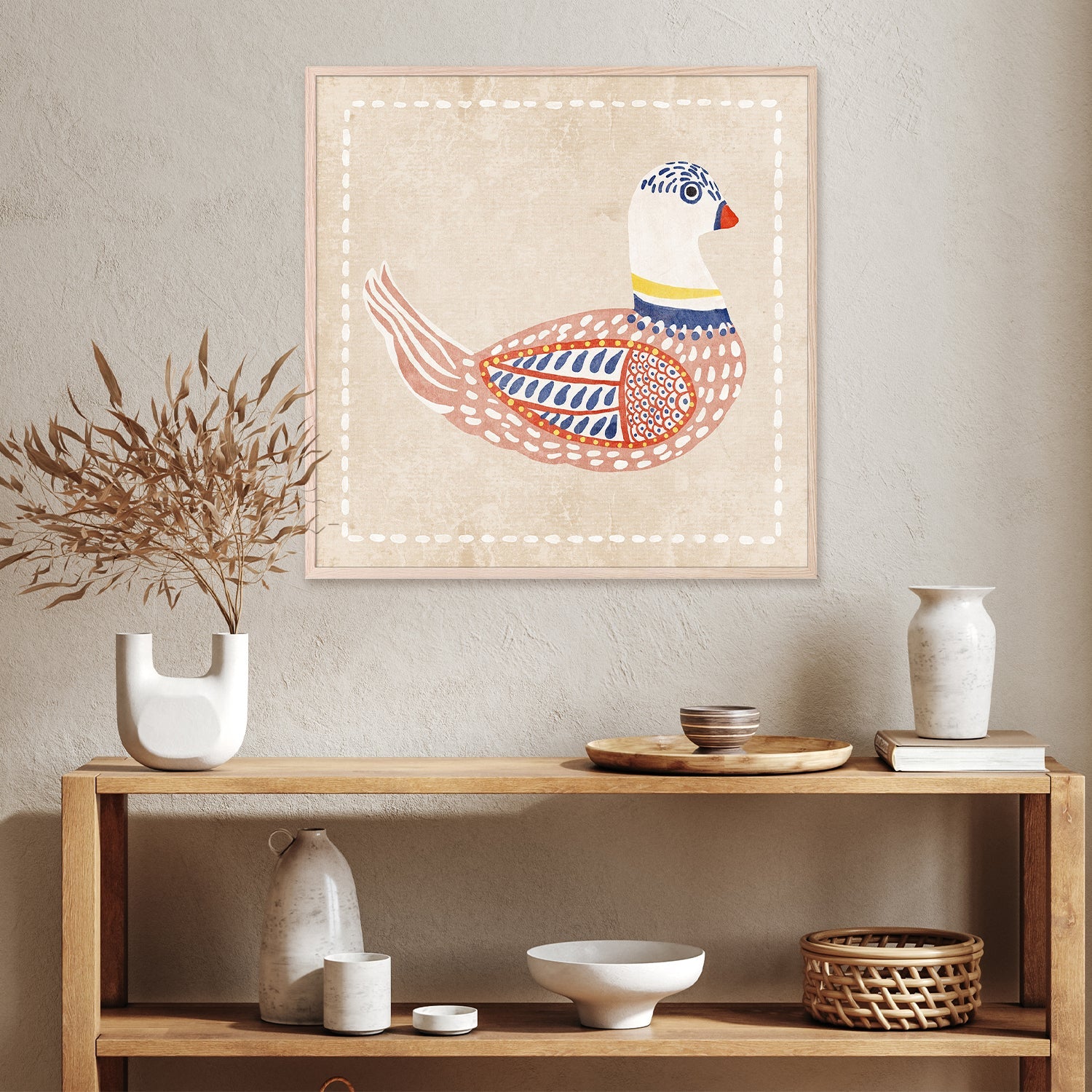 wall-art-print-canvas-poster-framed-Tonala Bird, Style A-8