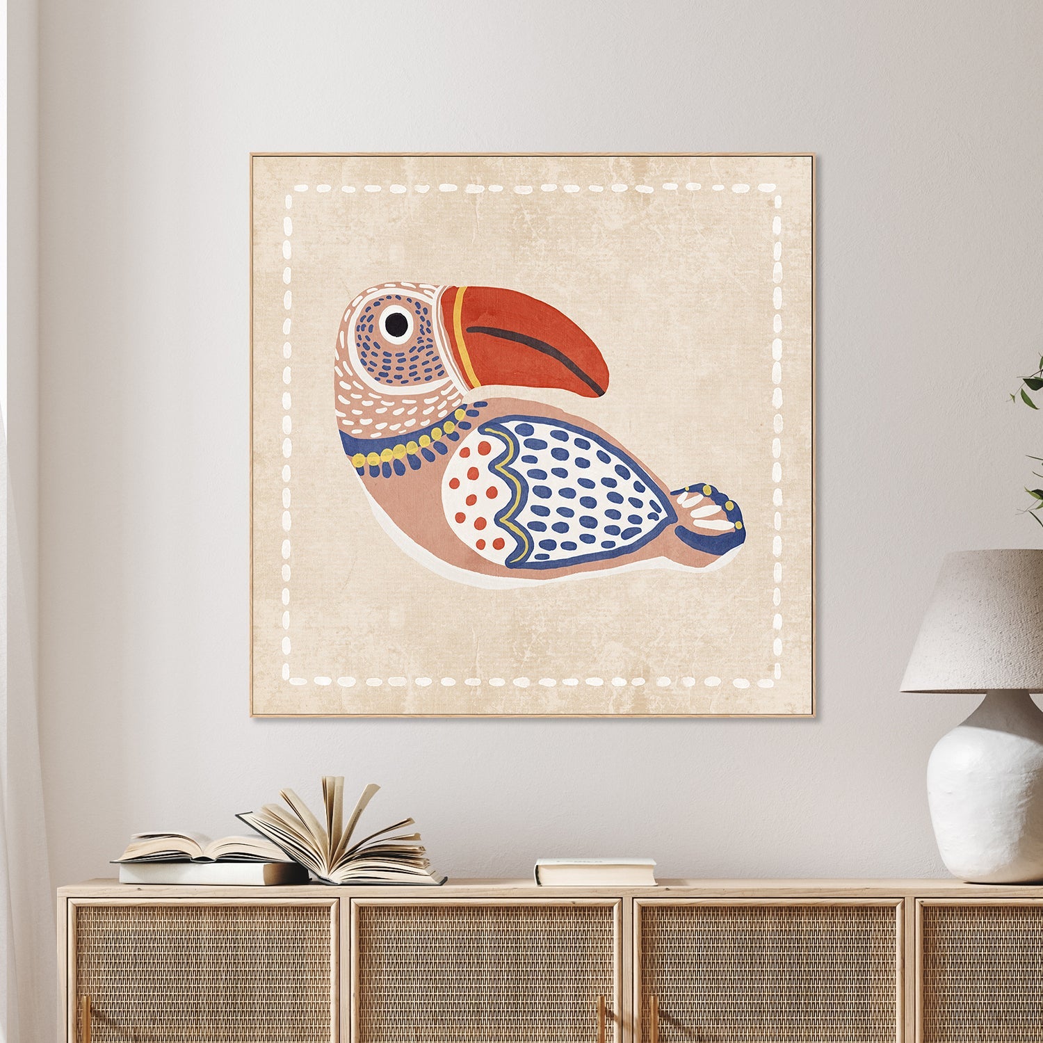 wall-art-print-canvas-poster-framed-Tonala Bird, Style B-2