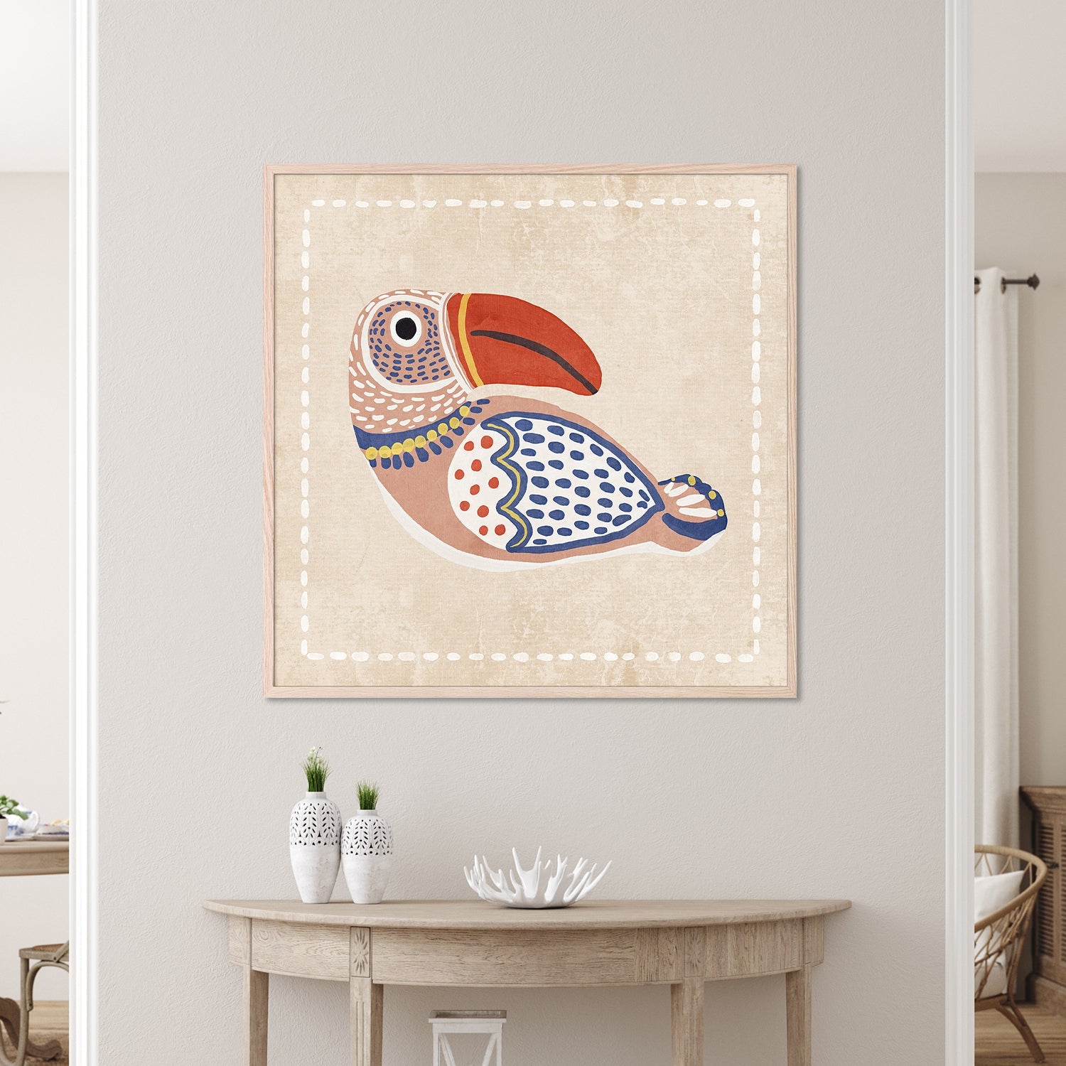 wall-art-print-canvas-poster-framed-Tonala Bird, Style B-7