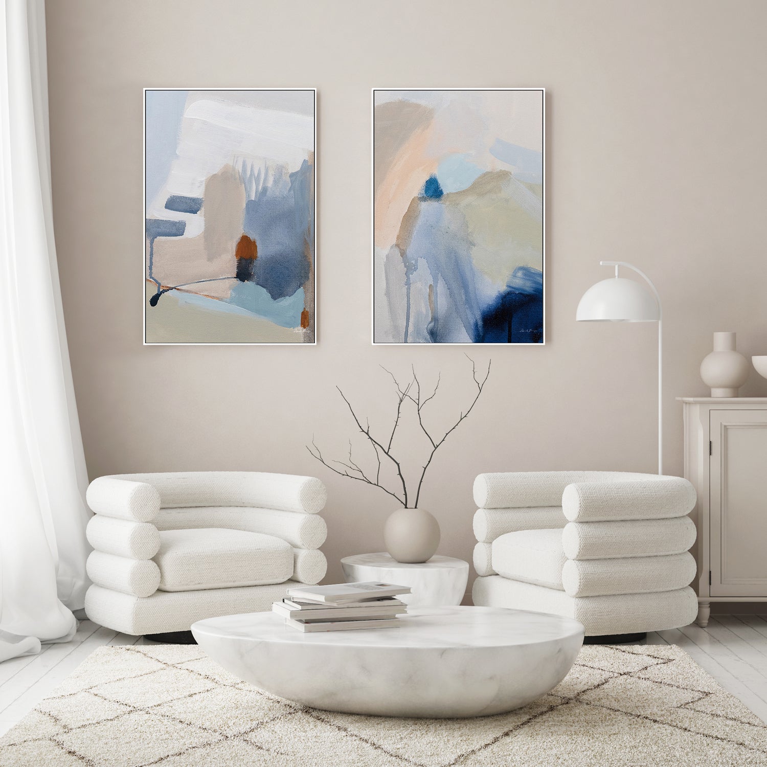 wall-art-print-canvas-poster-framed-Transitions, Set of 2-by-Pamela Munger-Gioia Wall Art