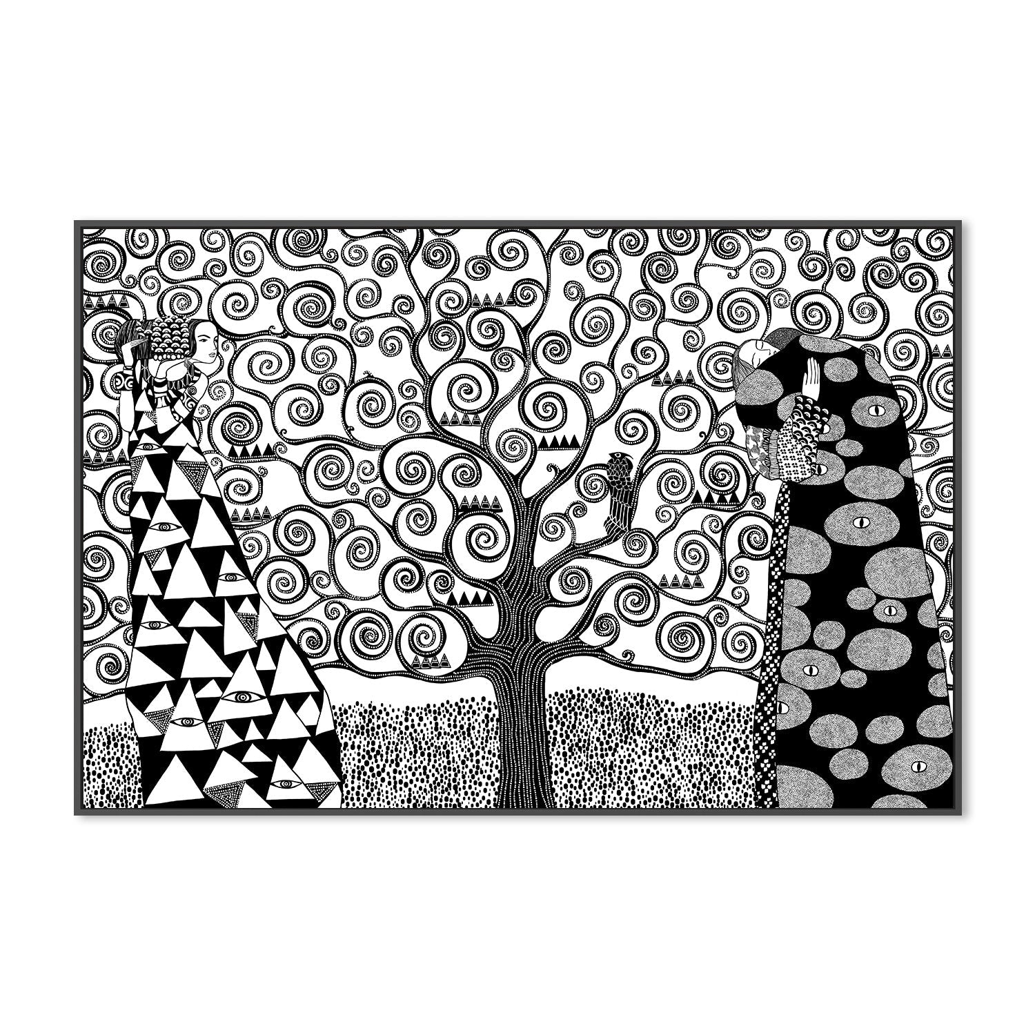wall-art-print-canvas-poster-framed-Tree of Life-3