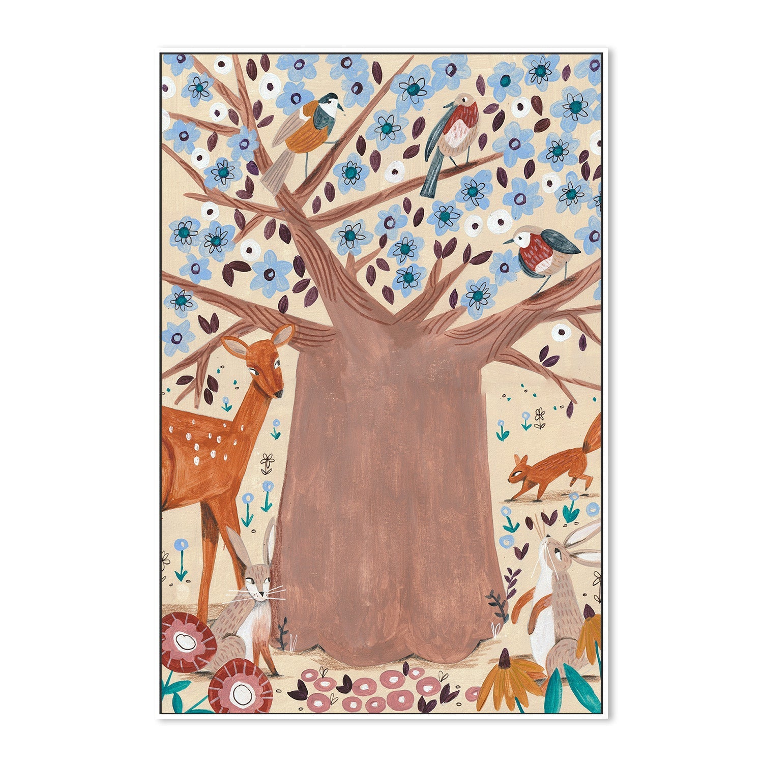 wall-art-print-canvas-poster-framed-Tree of life-5