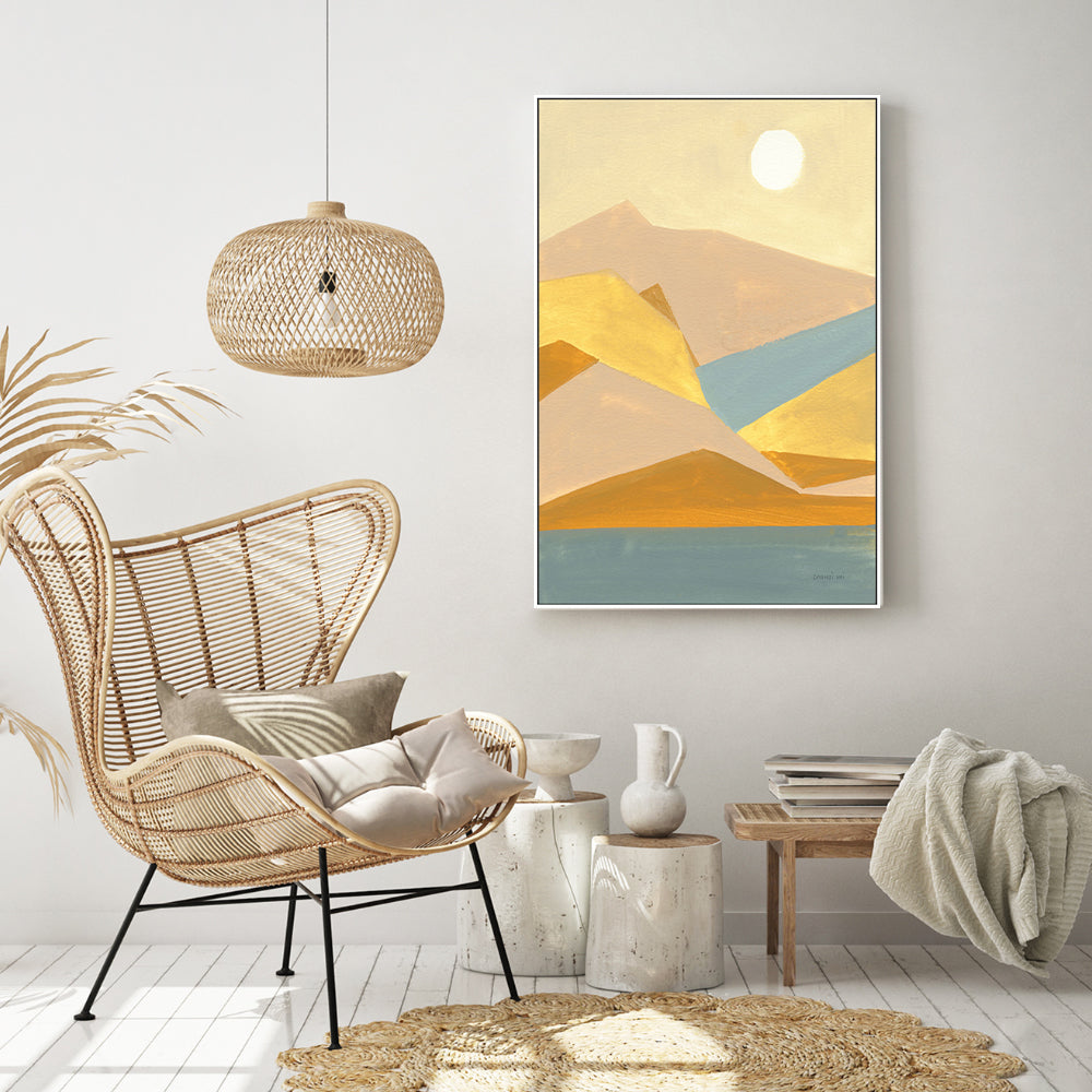 wall-art-print-canvas-poster-framed-Triangle Mountains , By Danhui Nai-GIOIA-WALL-ART