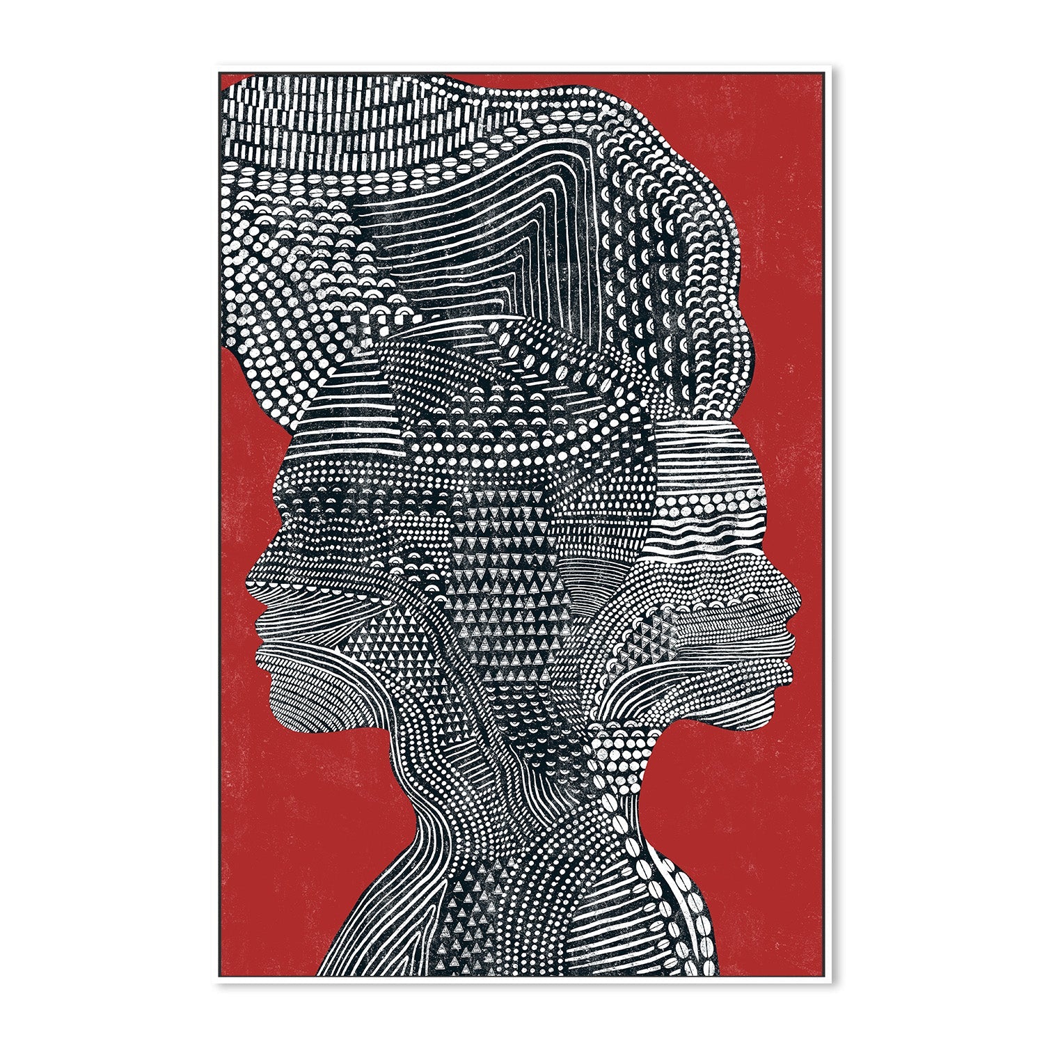 wall-art-print-canvas-poster-framed-Tribal Couple-5