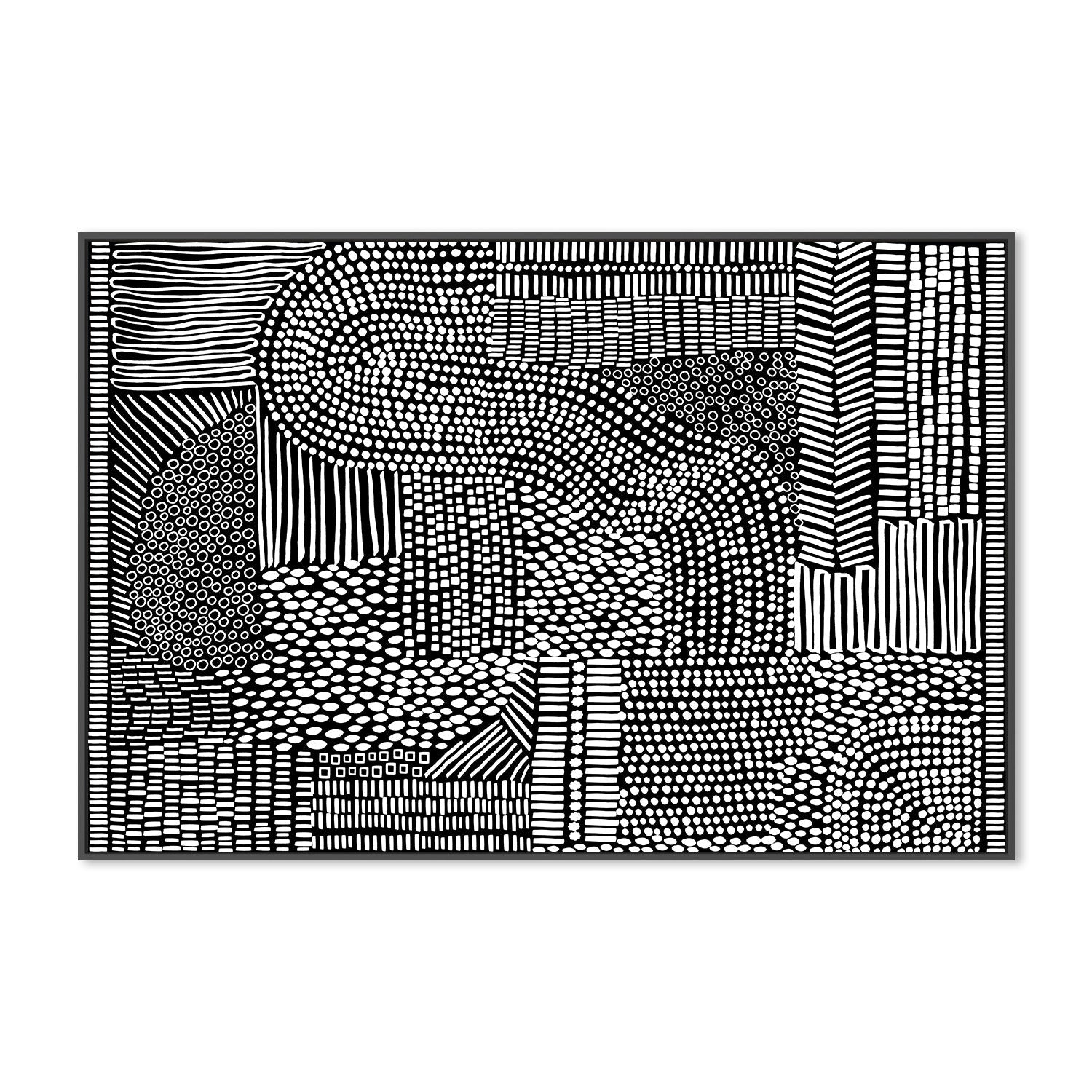 wall-art-print-canvas-poster-framed-Tribal Tapestry, Style C-3
