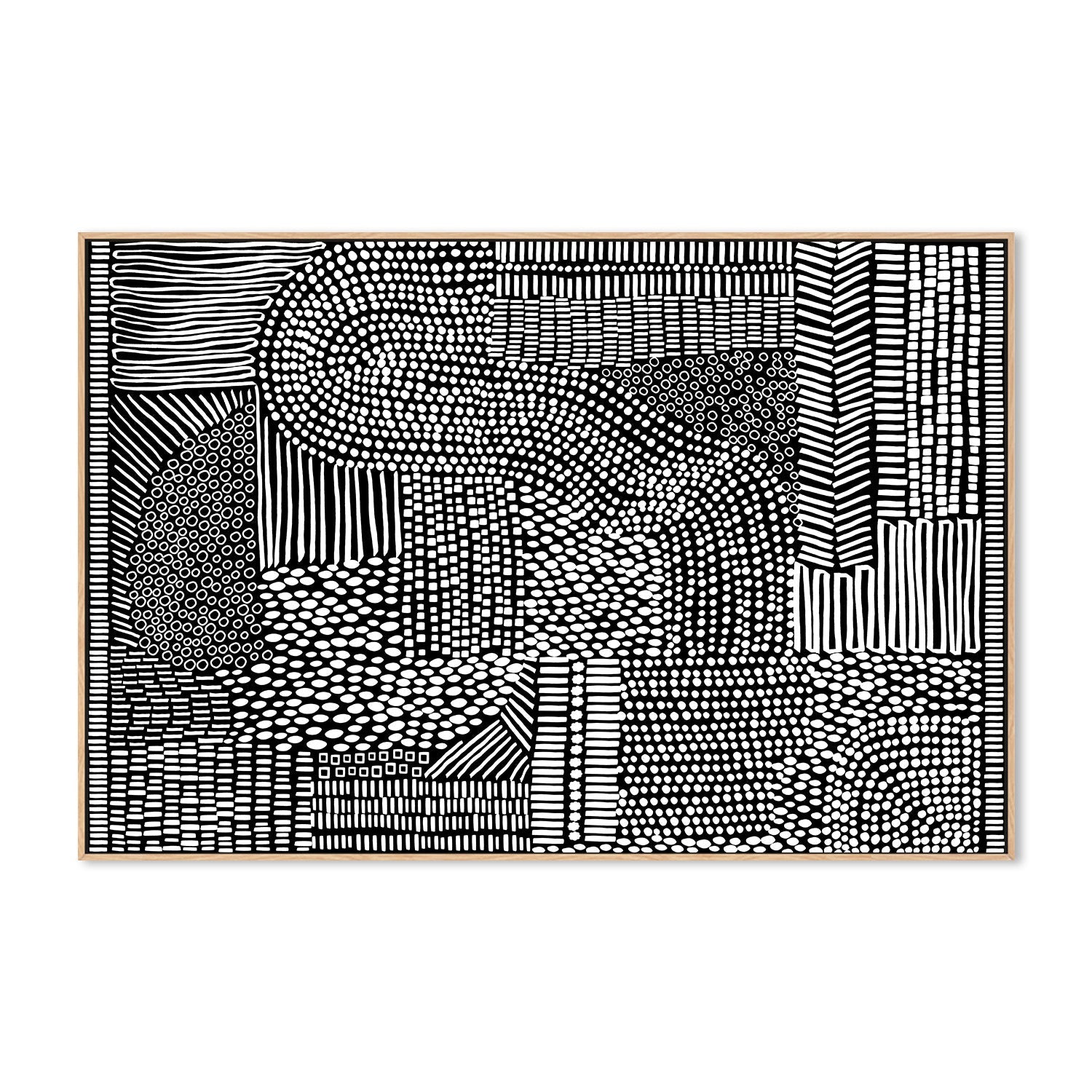 wall-art-print-canvas-poster-framed-Tribal Tapestry, Style C-4