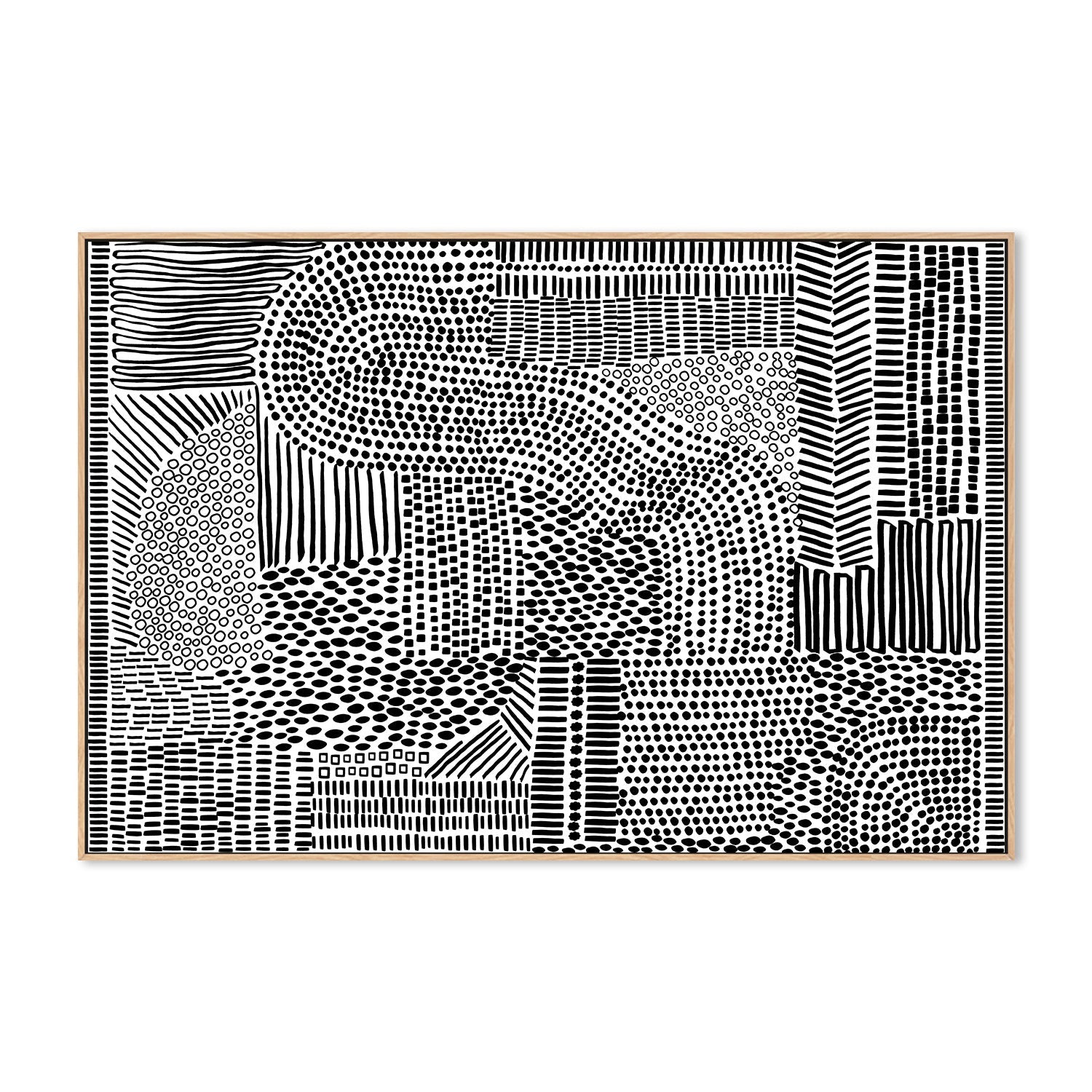 wall-art-print-canvas-poster-framed-Tribal Tapestry, Style D-4